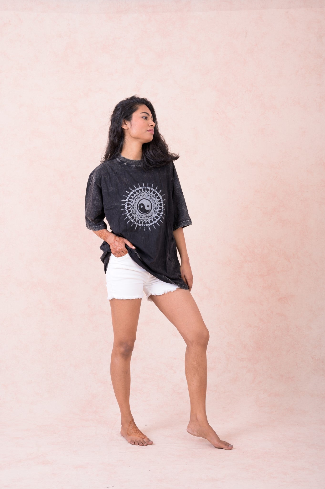 Rhea Yin Yang Mandala T-Shirt