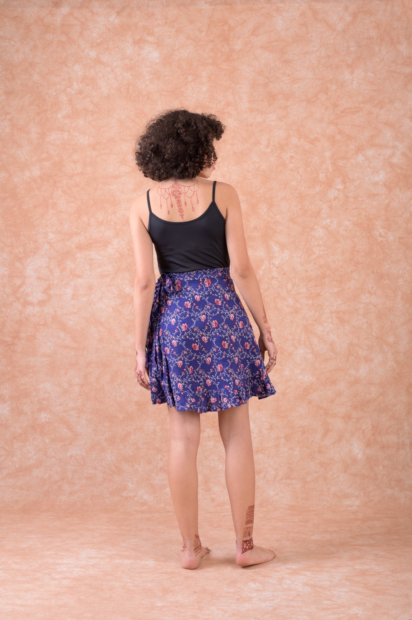 Rhea Mini Wrap Skirt