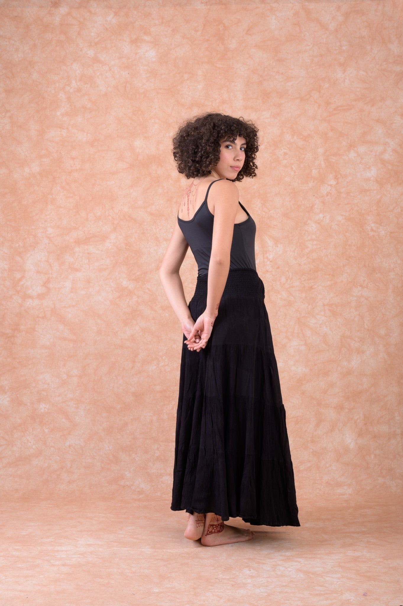 Rhea Bingo Tiered Skirt