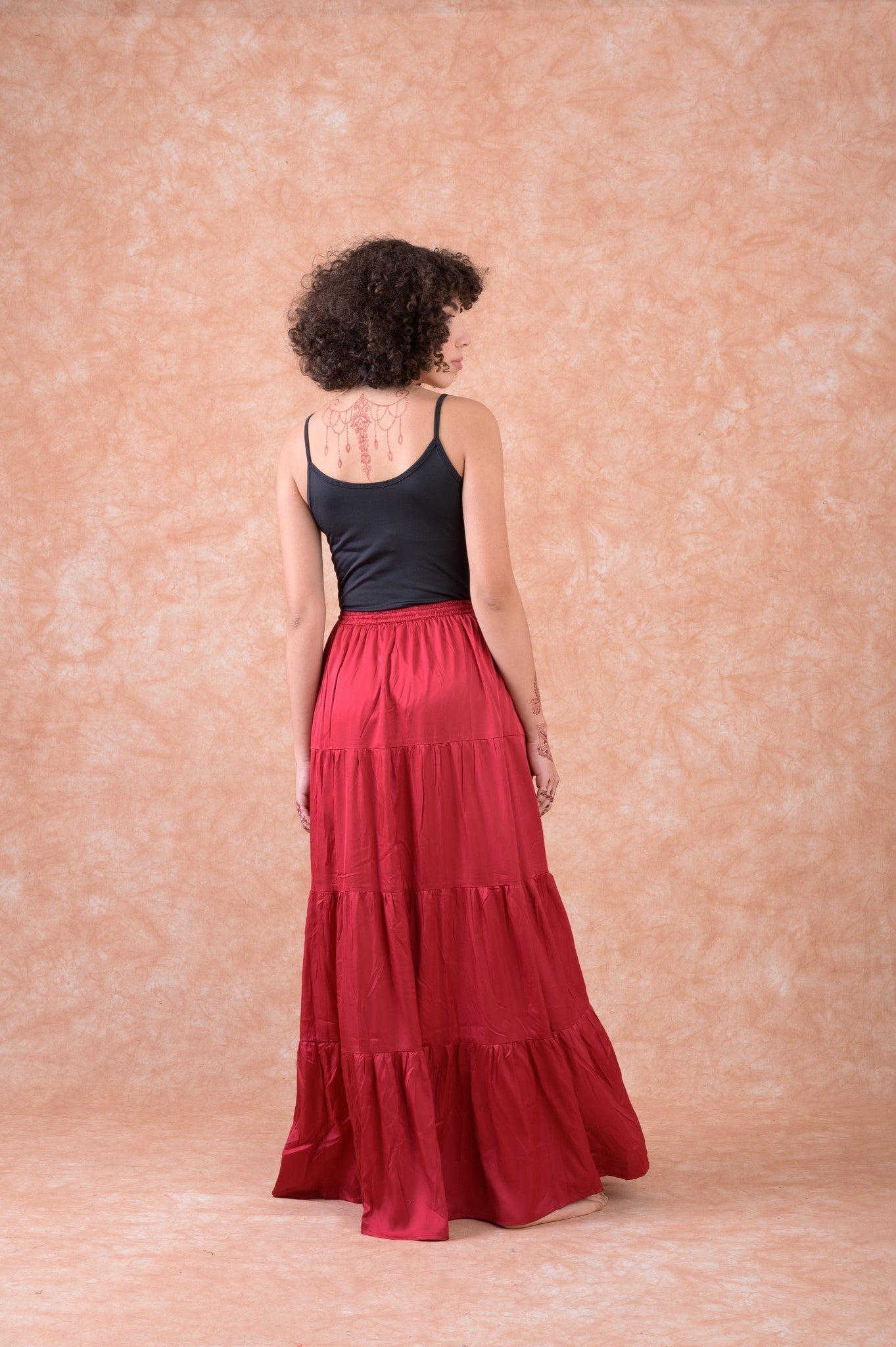 Rhea Bingo Tiered Skirt