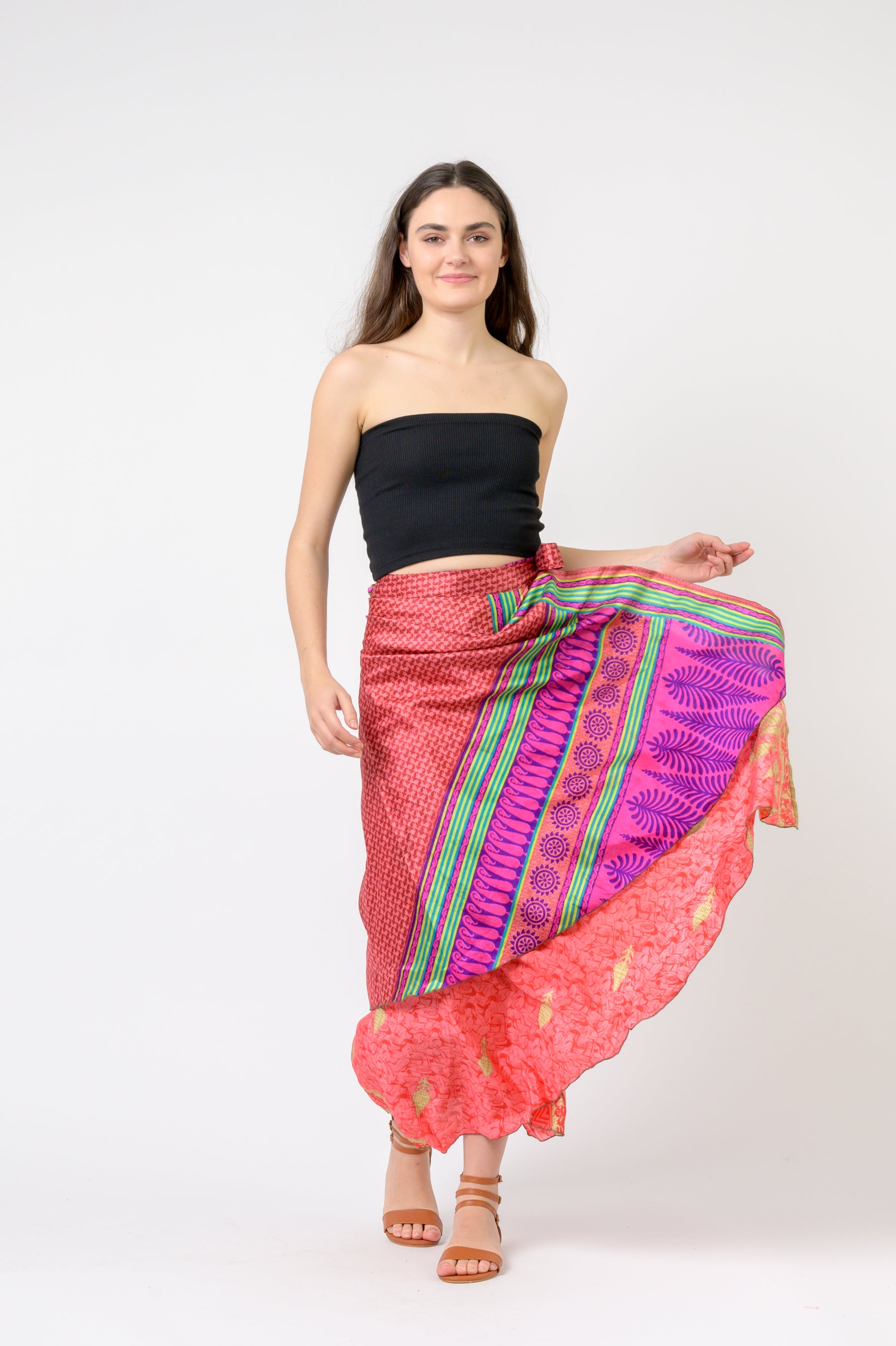 Printed Wrap Skirt - Assorted
