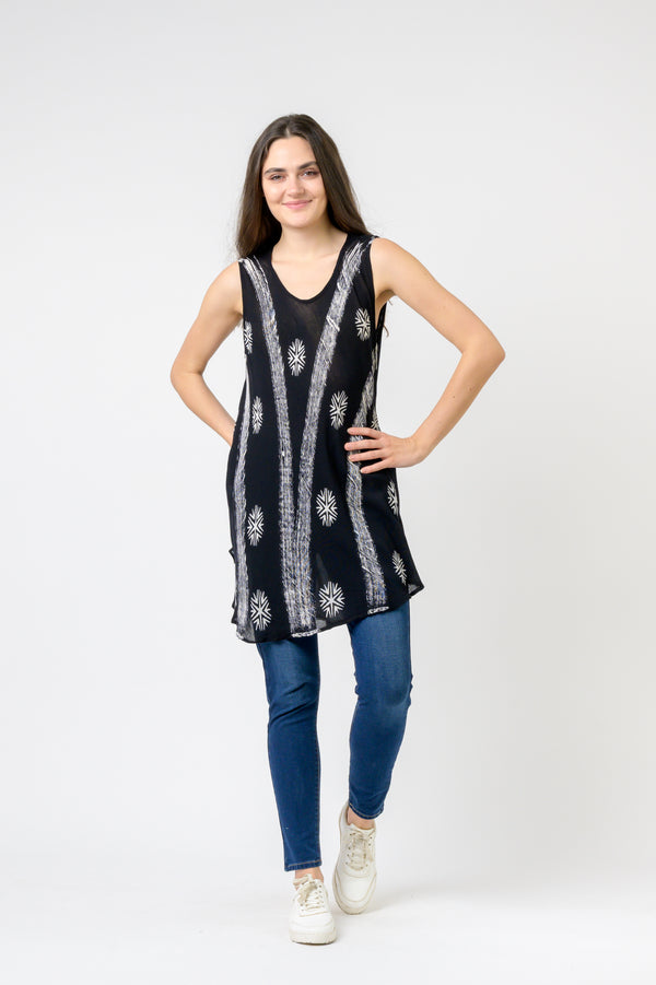Balanced Sleeveless Top - Black