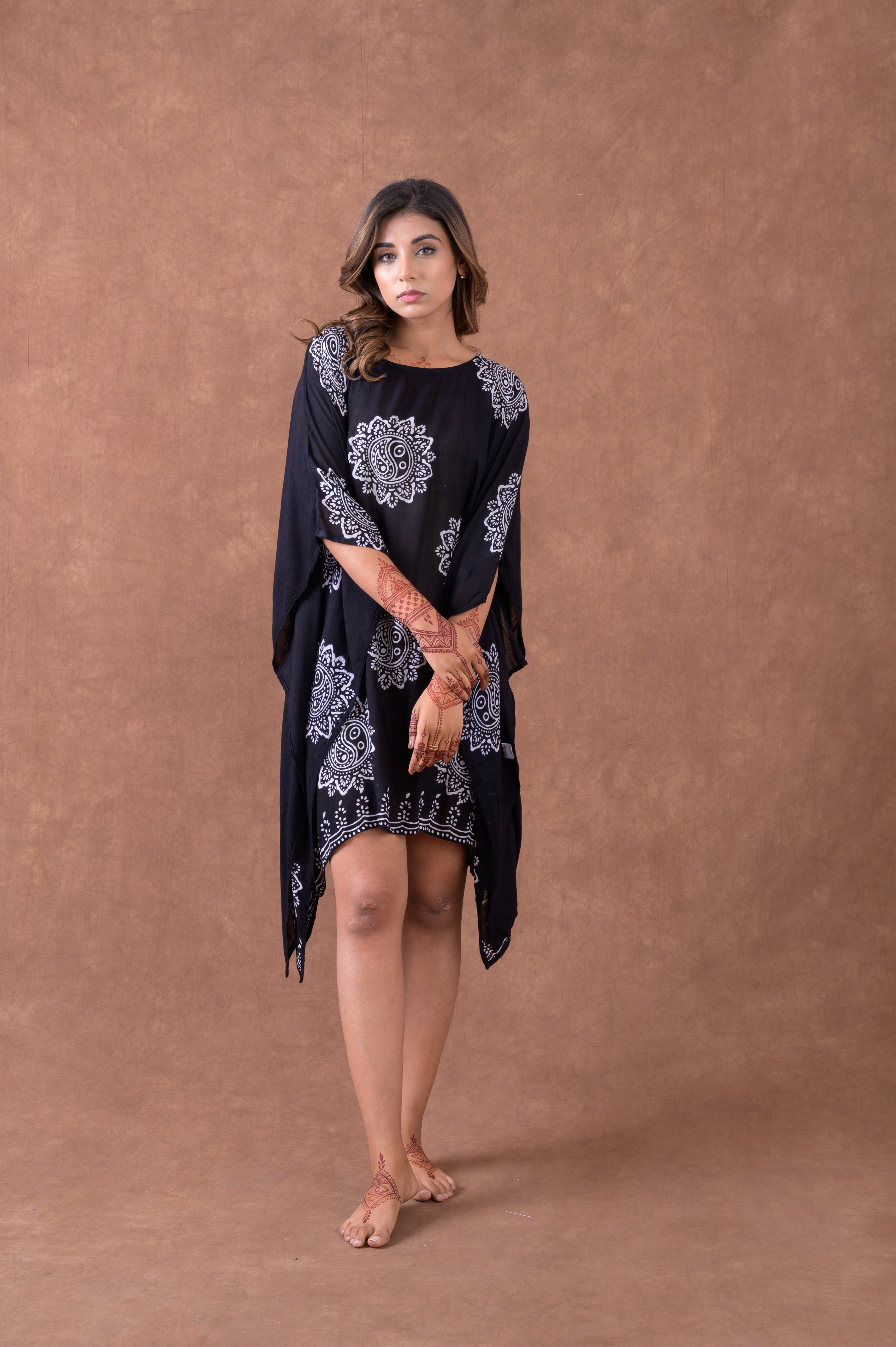 Rhea Pattern Print Top