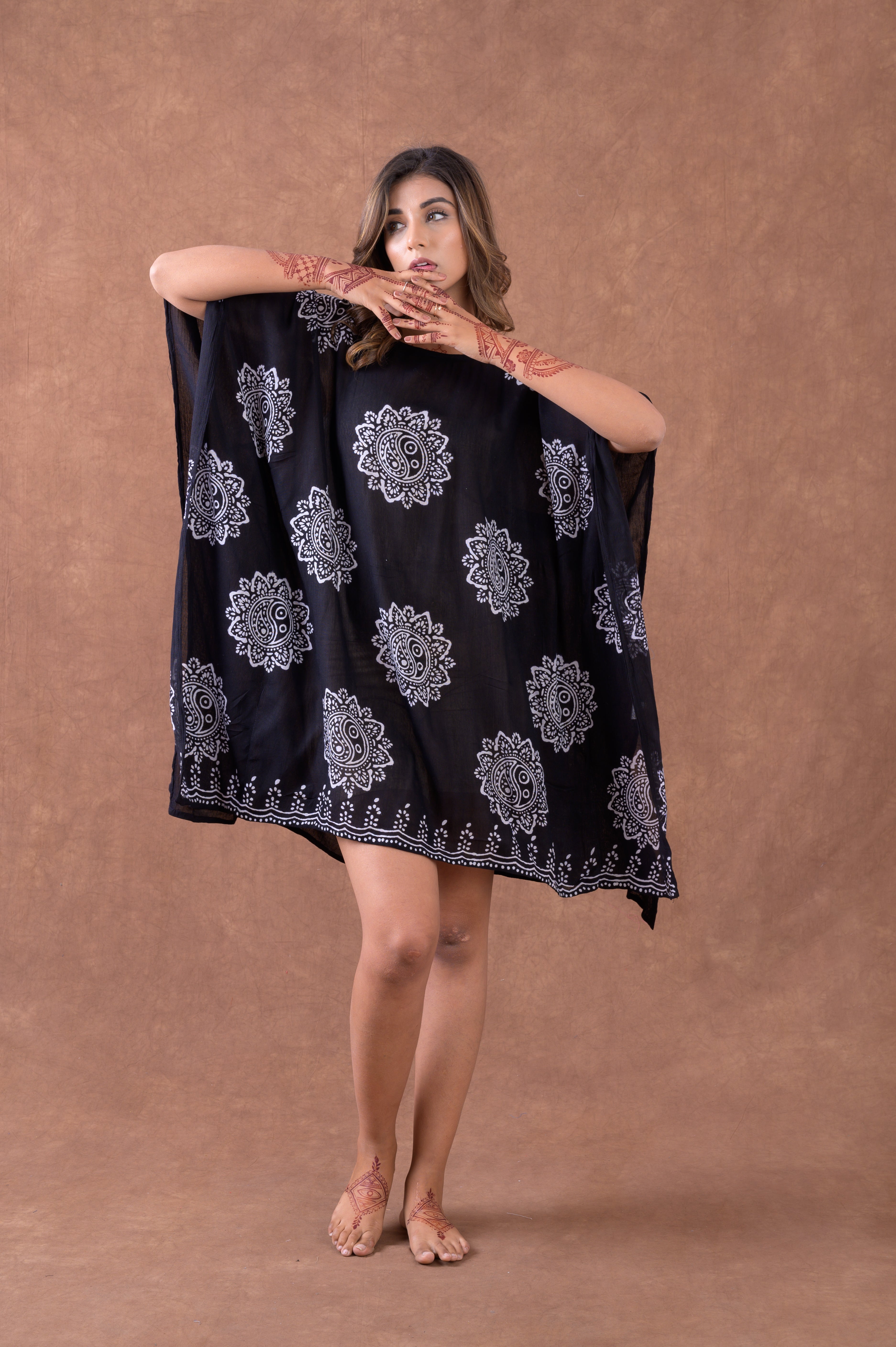 Rhea Pattern Print Top