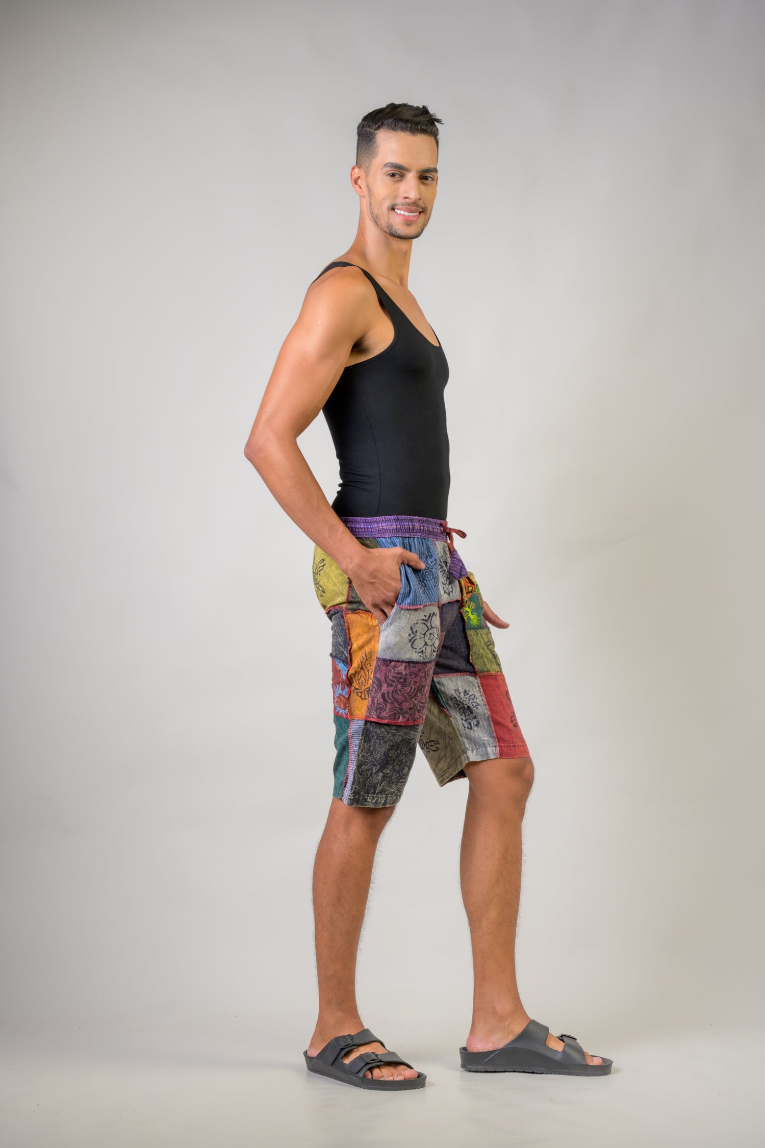Patch Shorts - Multicolor