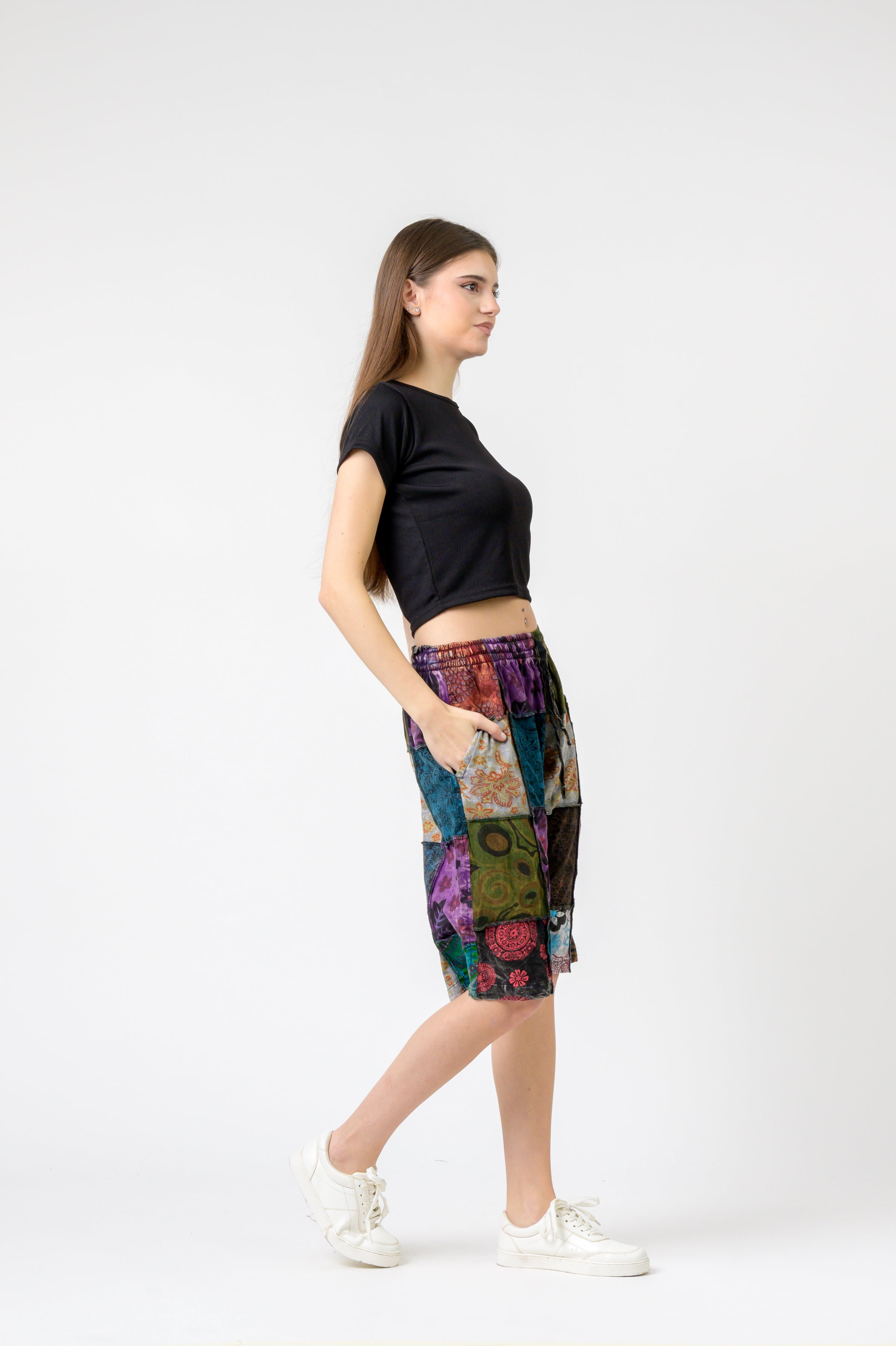 Rhea Mix Patch Short Trouser