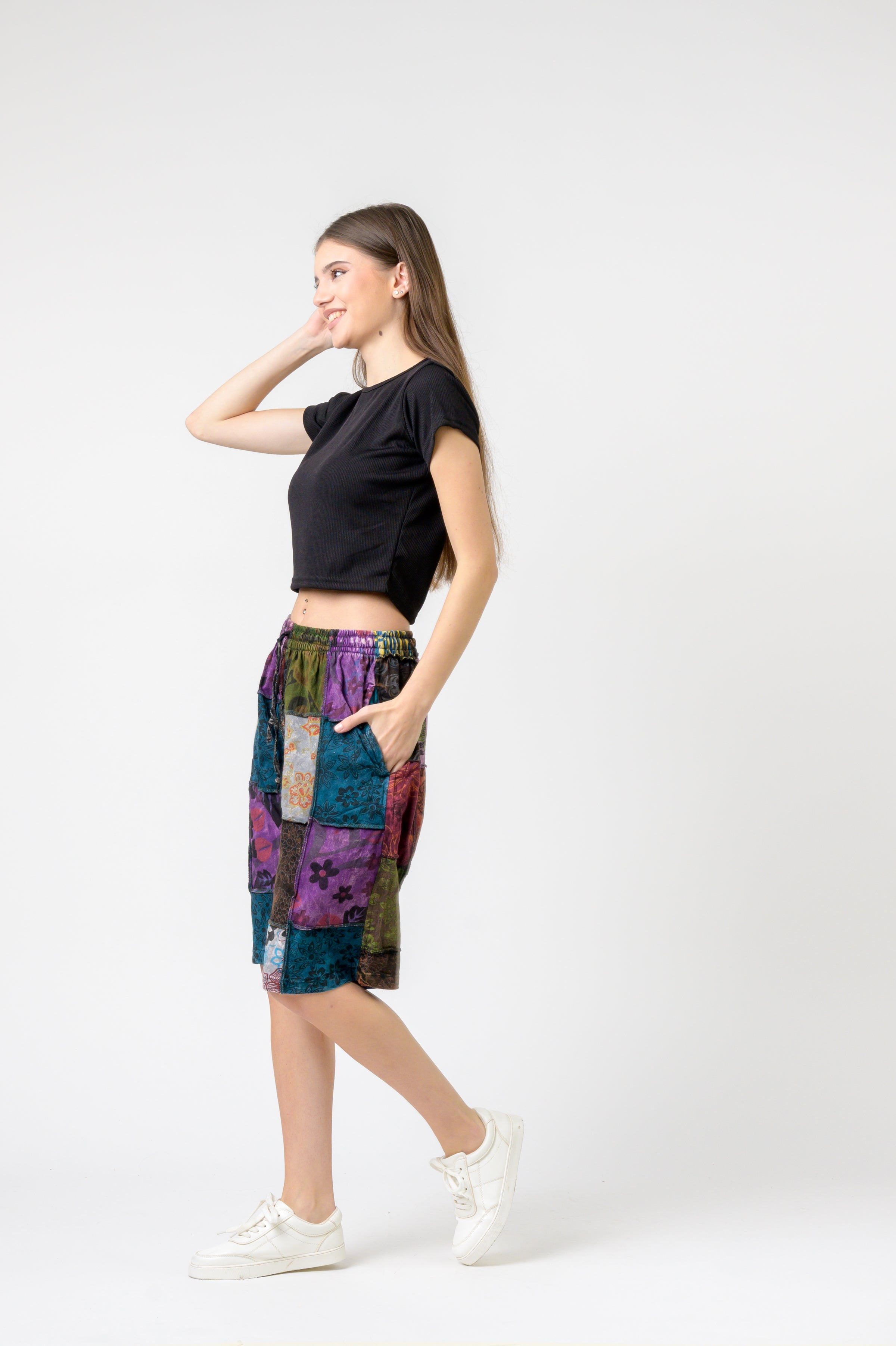 Mix Patch Short Trouser