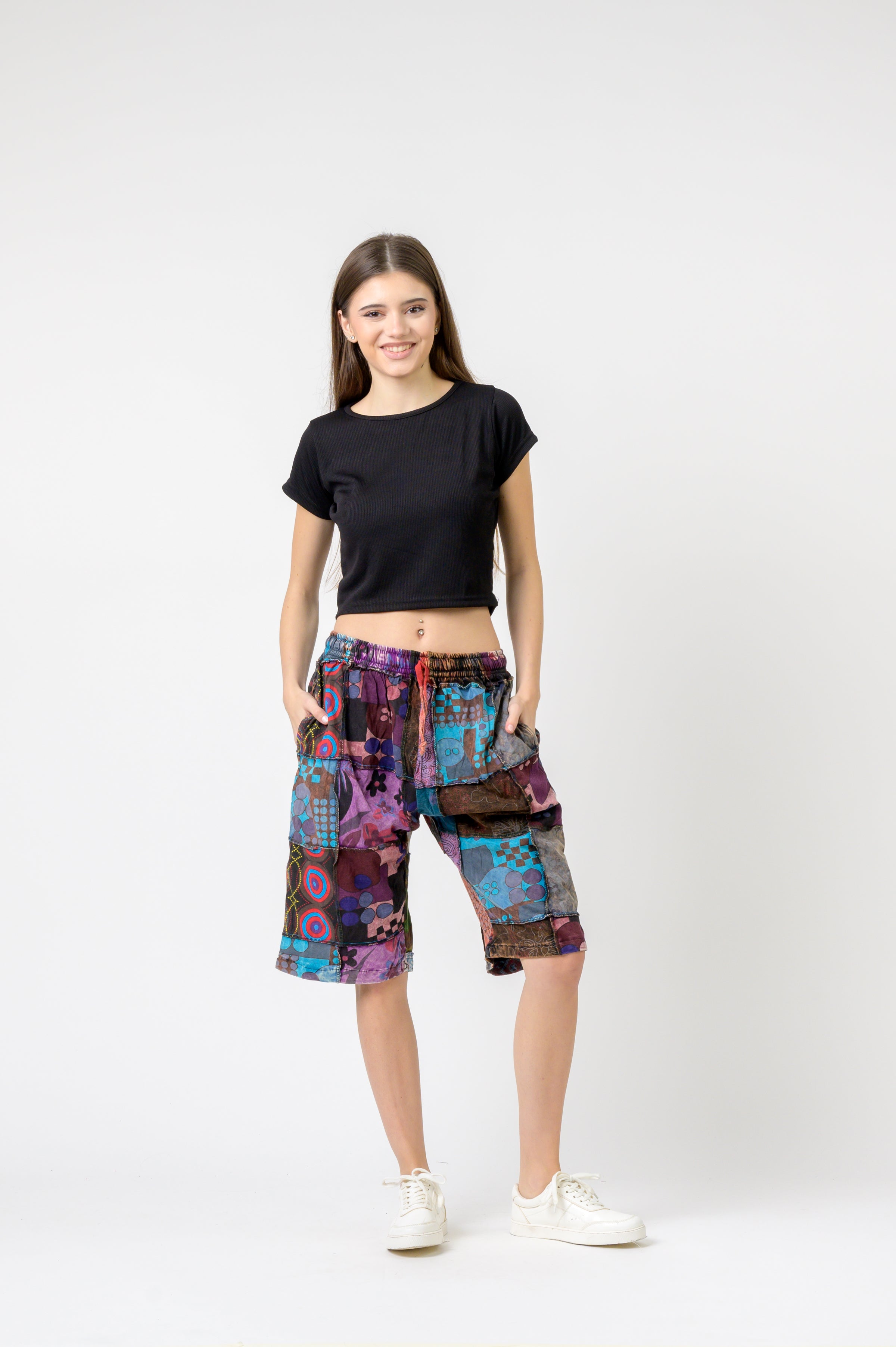 Rhea Mix Patch Short Trouser