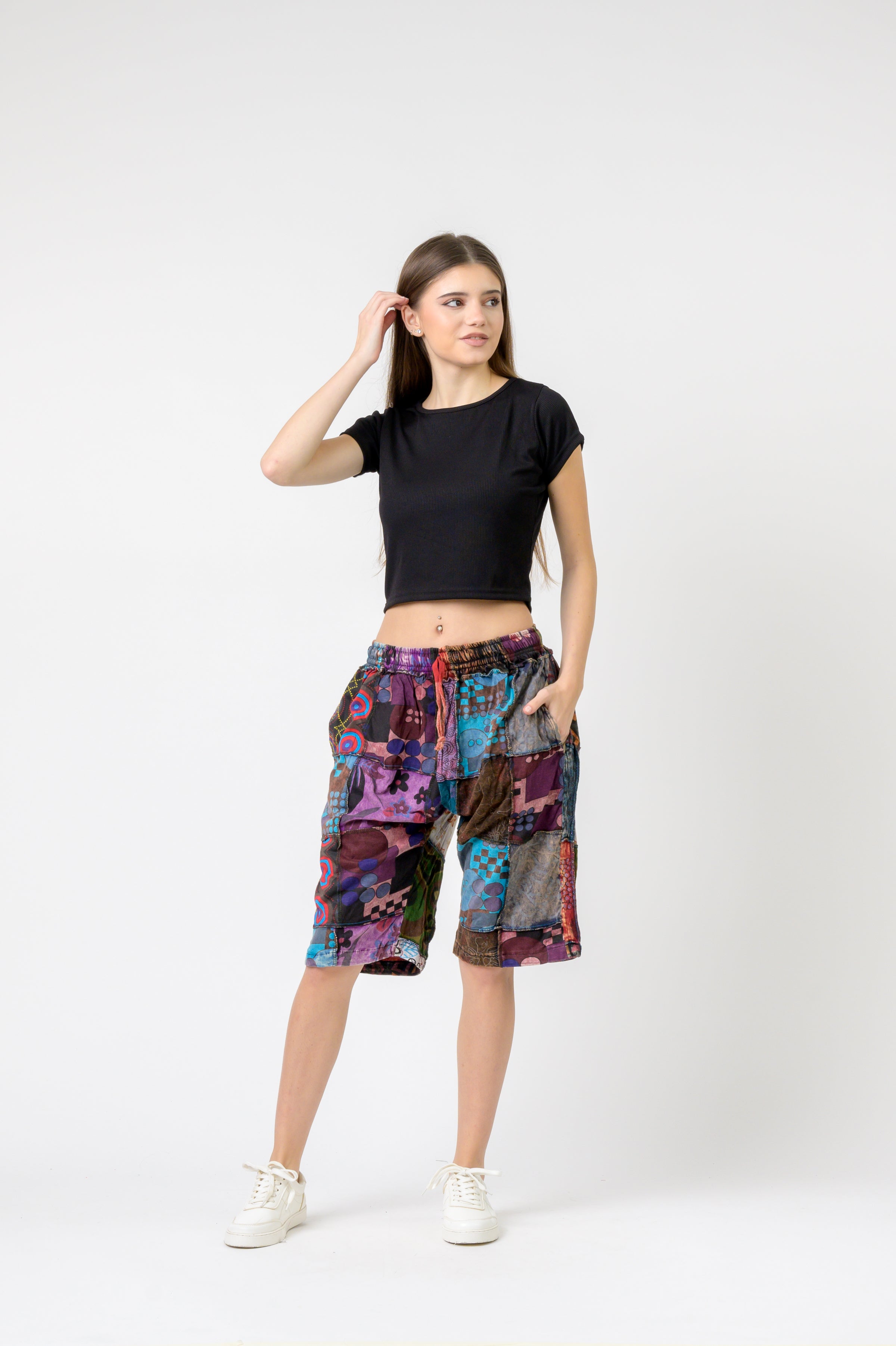 Rhea Mix Patch Short Trouser