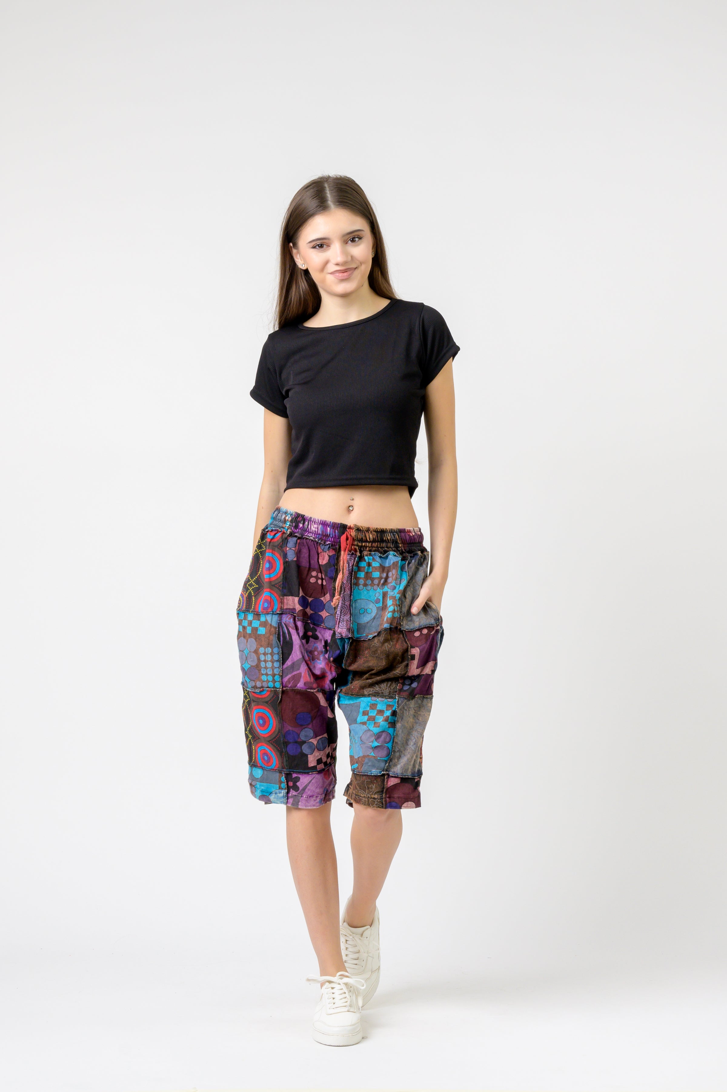 Rhea Mix Patch Short Trouser