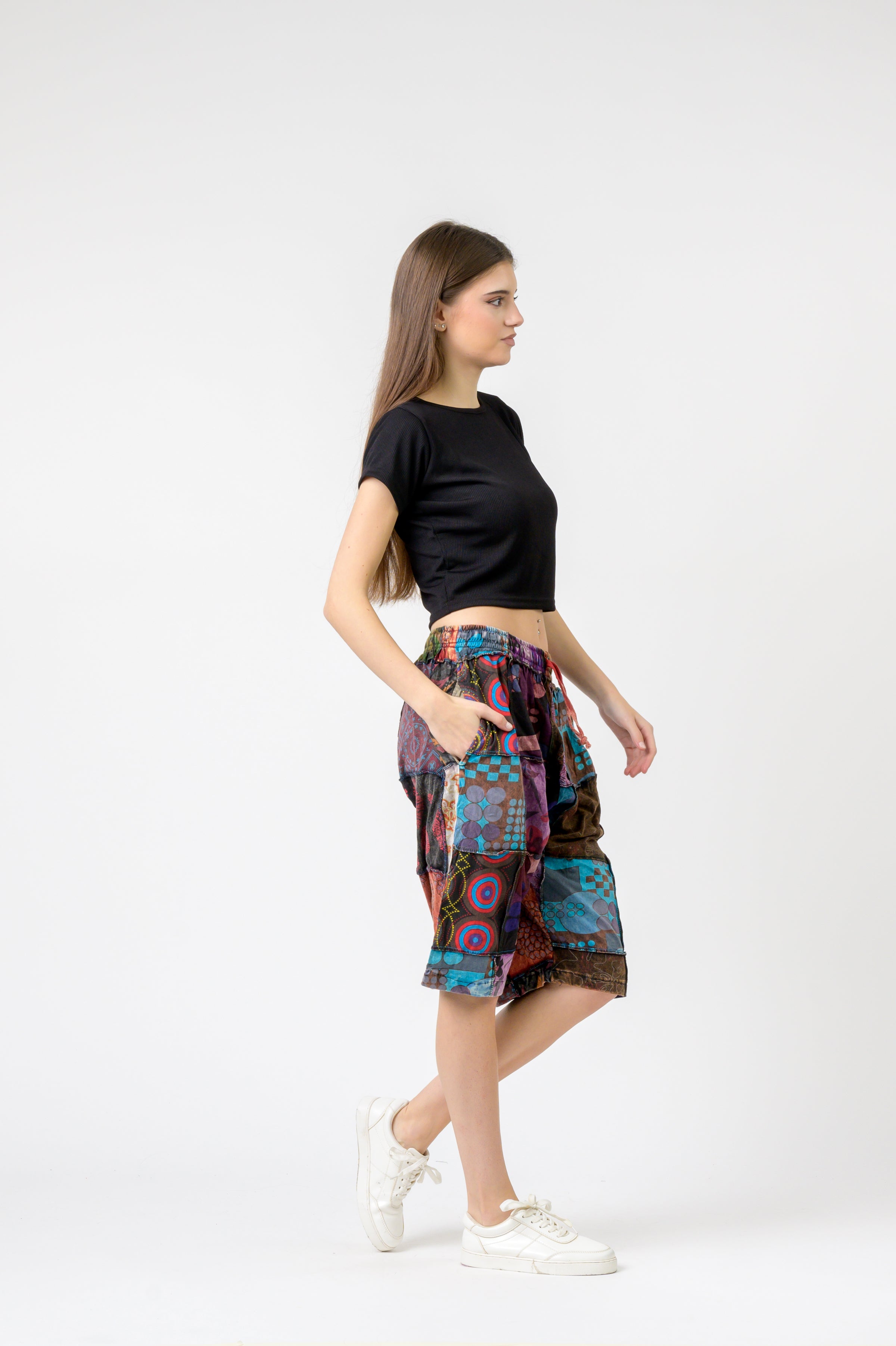 Rhea Mix Patch Short Trouser