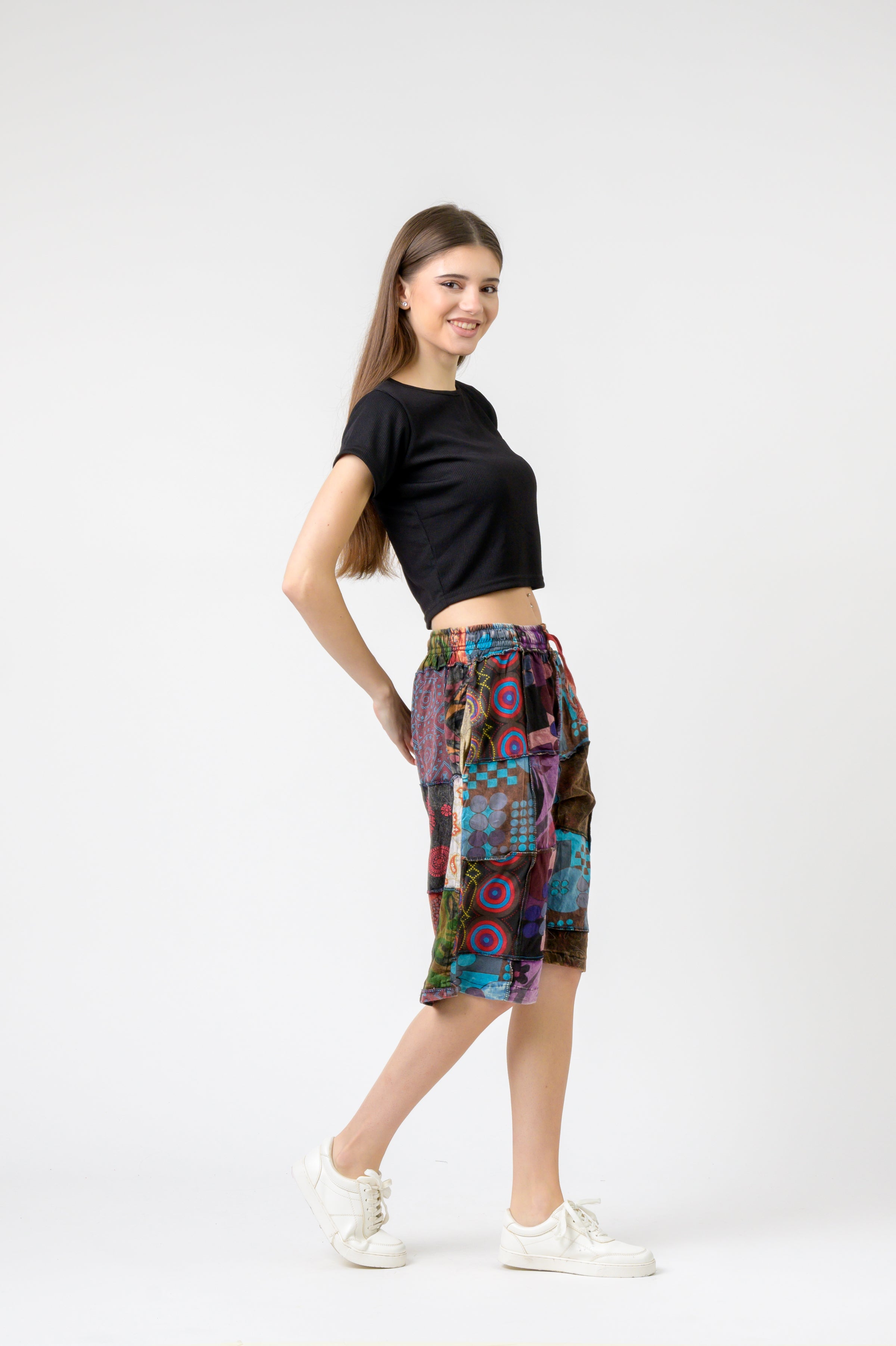 Rhea Mix Patch Short Trouser
