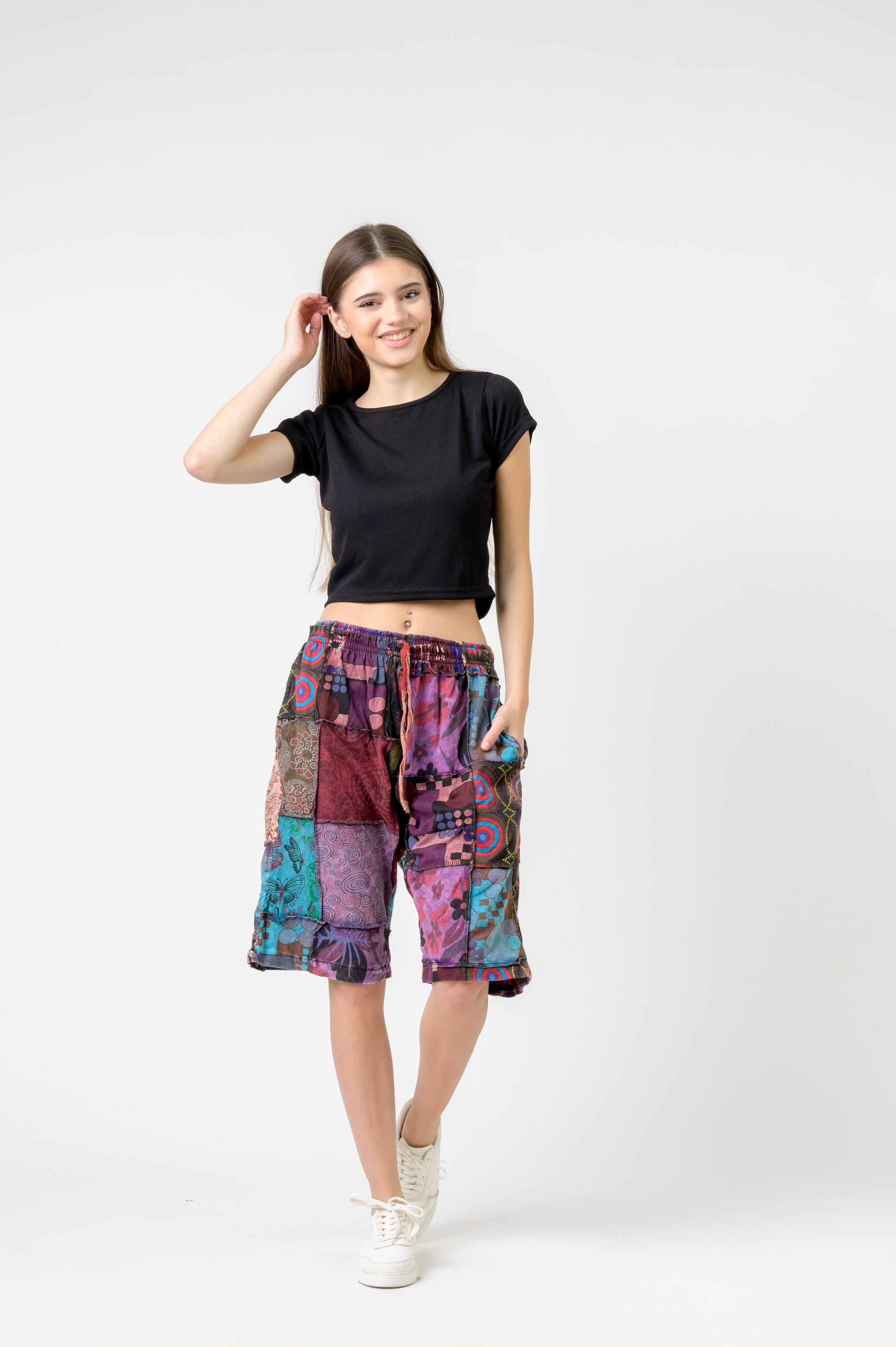 Mix Patch Short Trouser