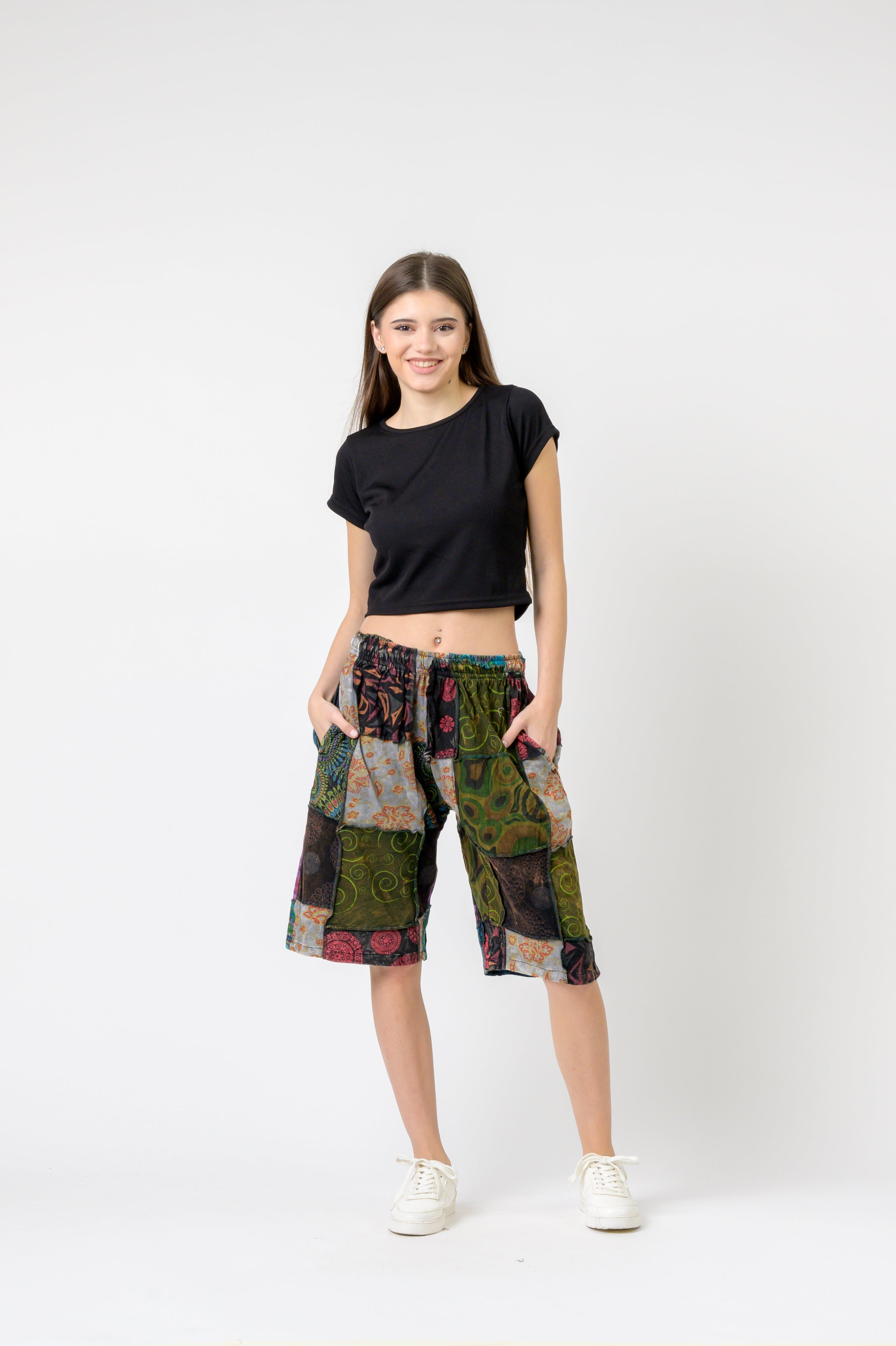 Rhea Mix Patch Short Trouser