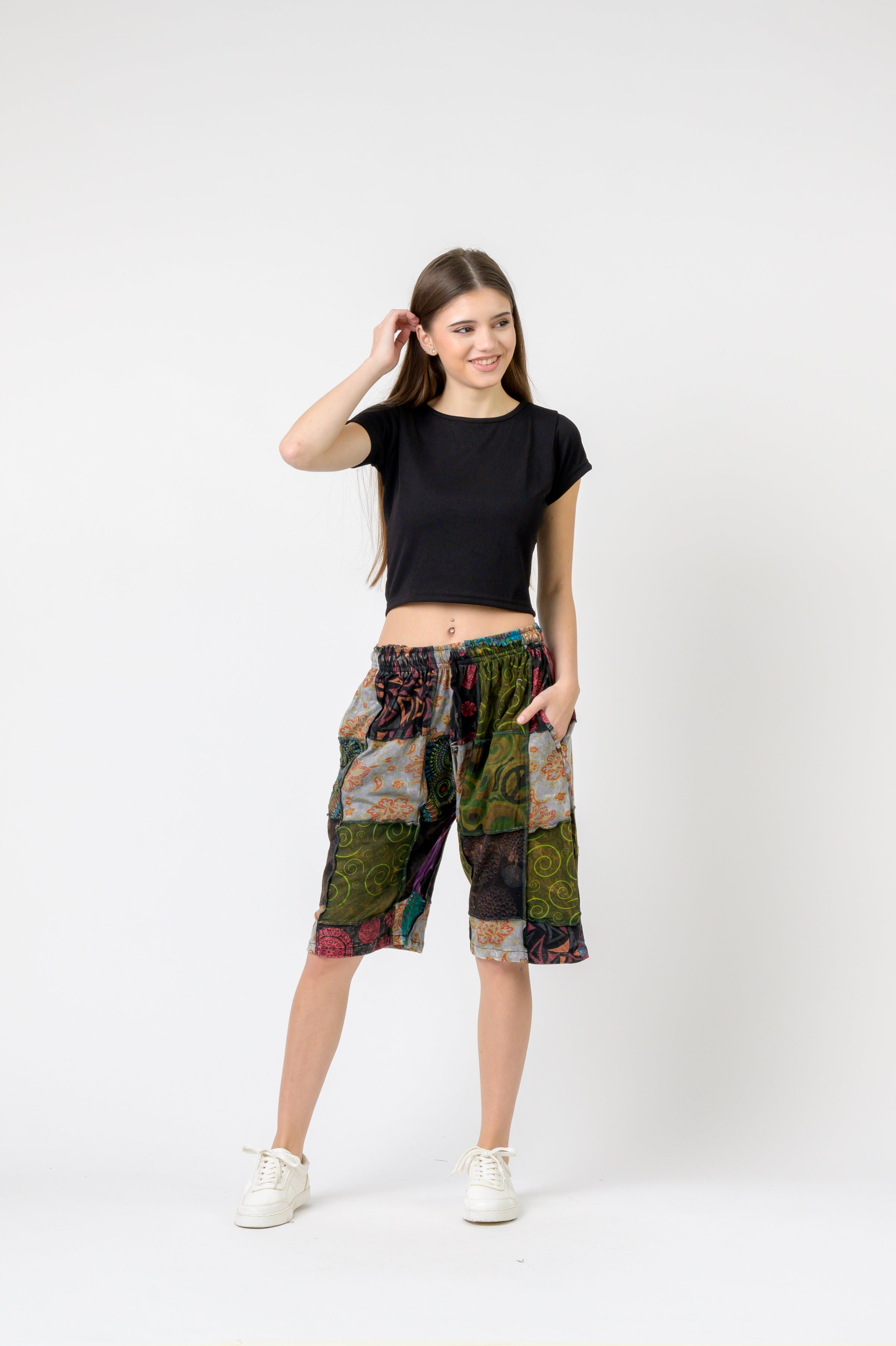 Mix Patch Short Trouser