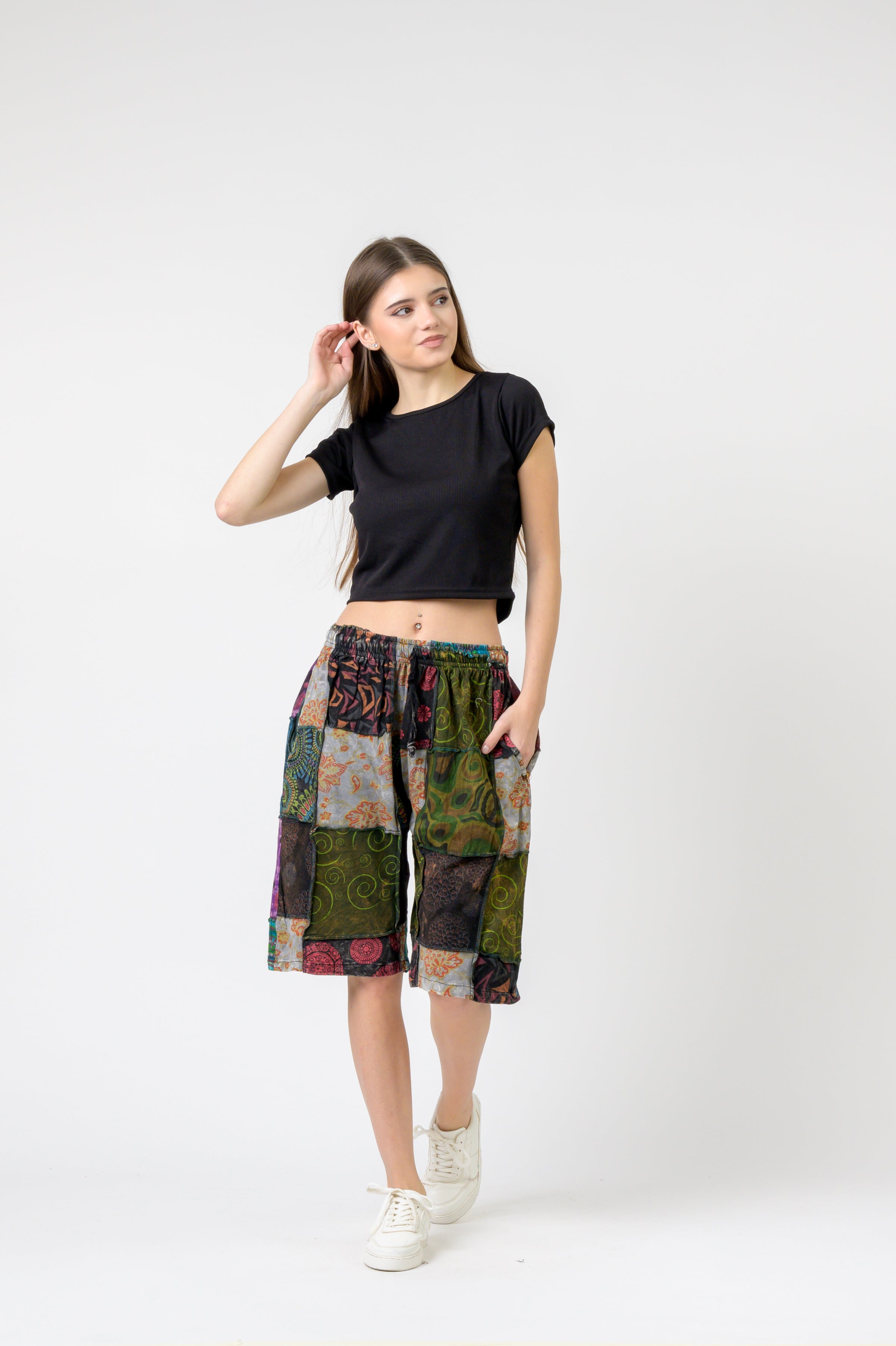 Mix Patch Short Trouser