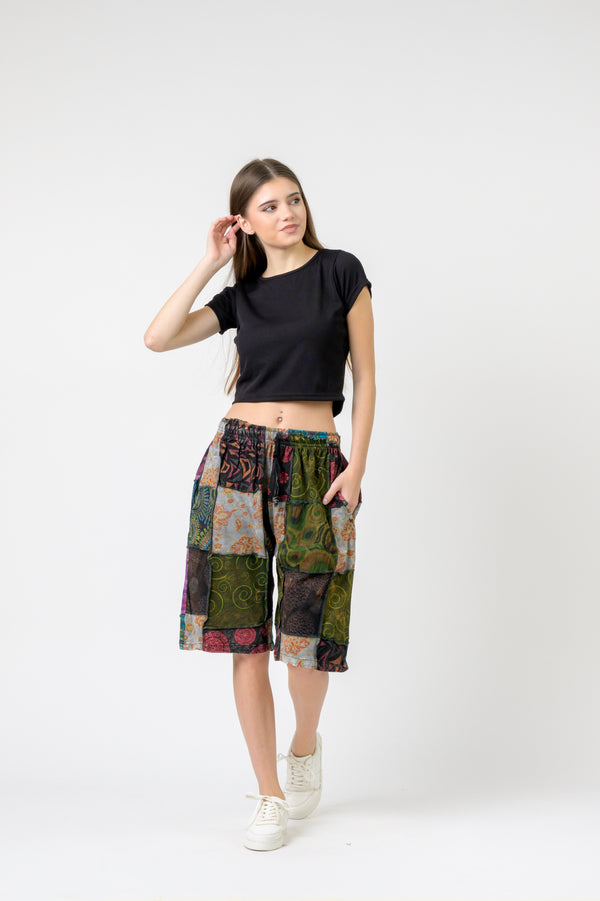 Mix Patch Short Trouser - Assorted - Style2