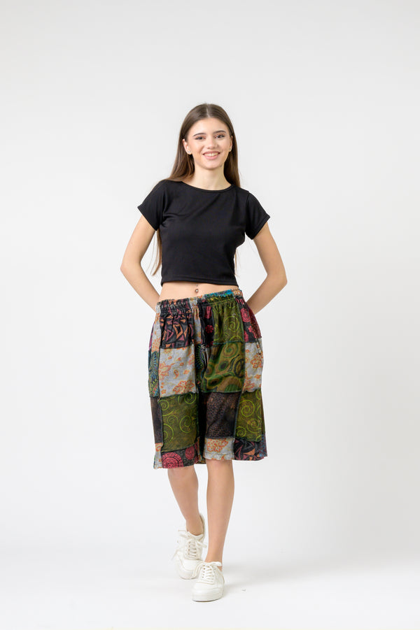 Rhea Mix Patch Short Trouser