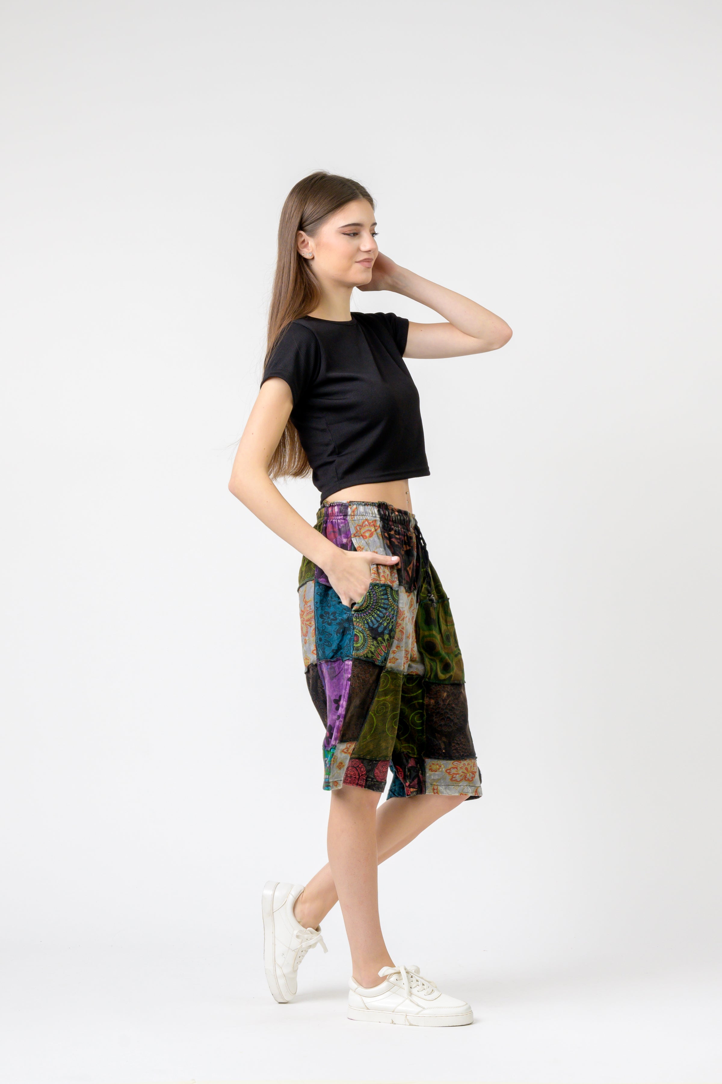 Mix Patch Short Trouser