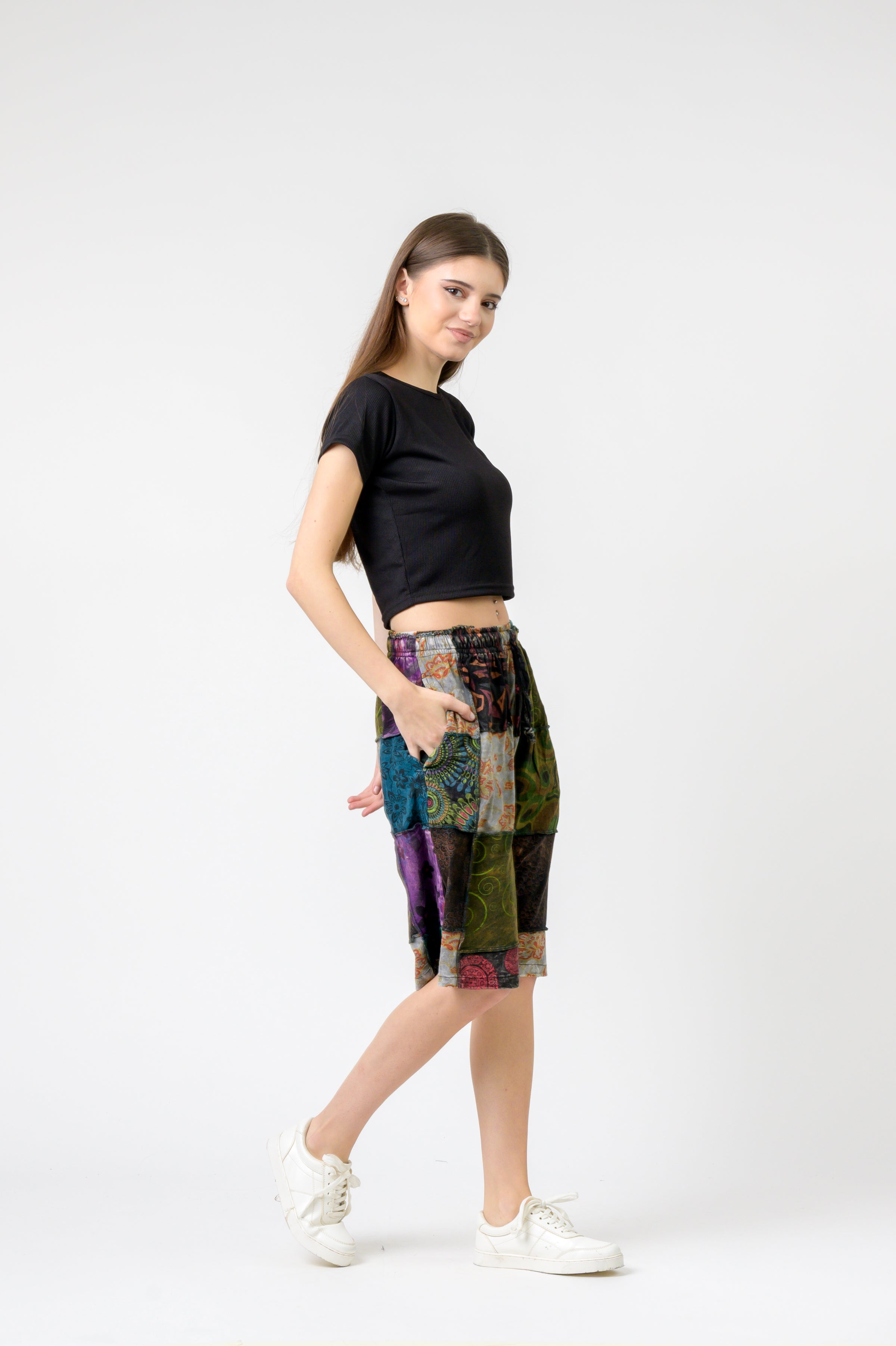 Mix Patch Short Trouser