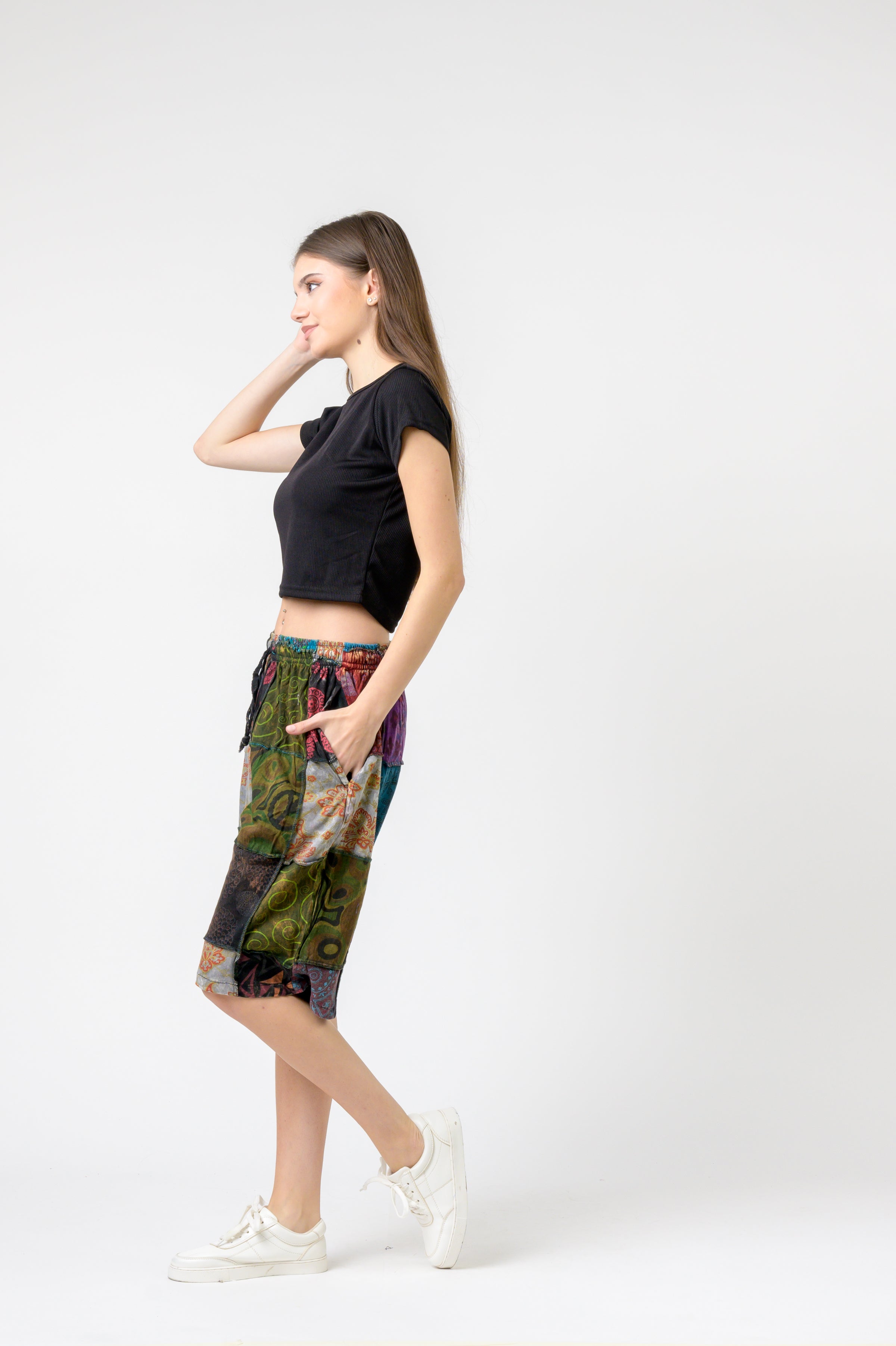 Mix Patch Short Trouser