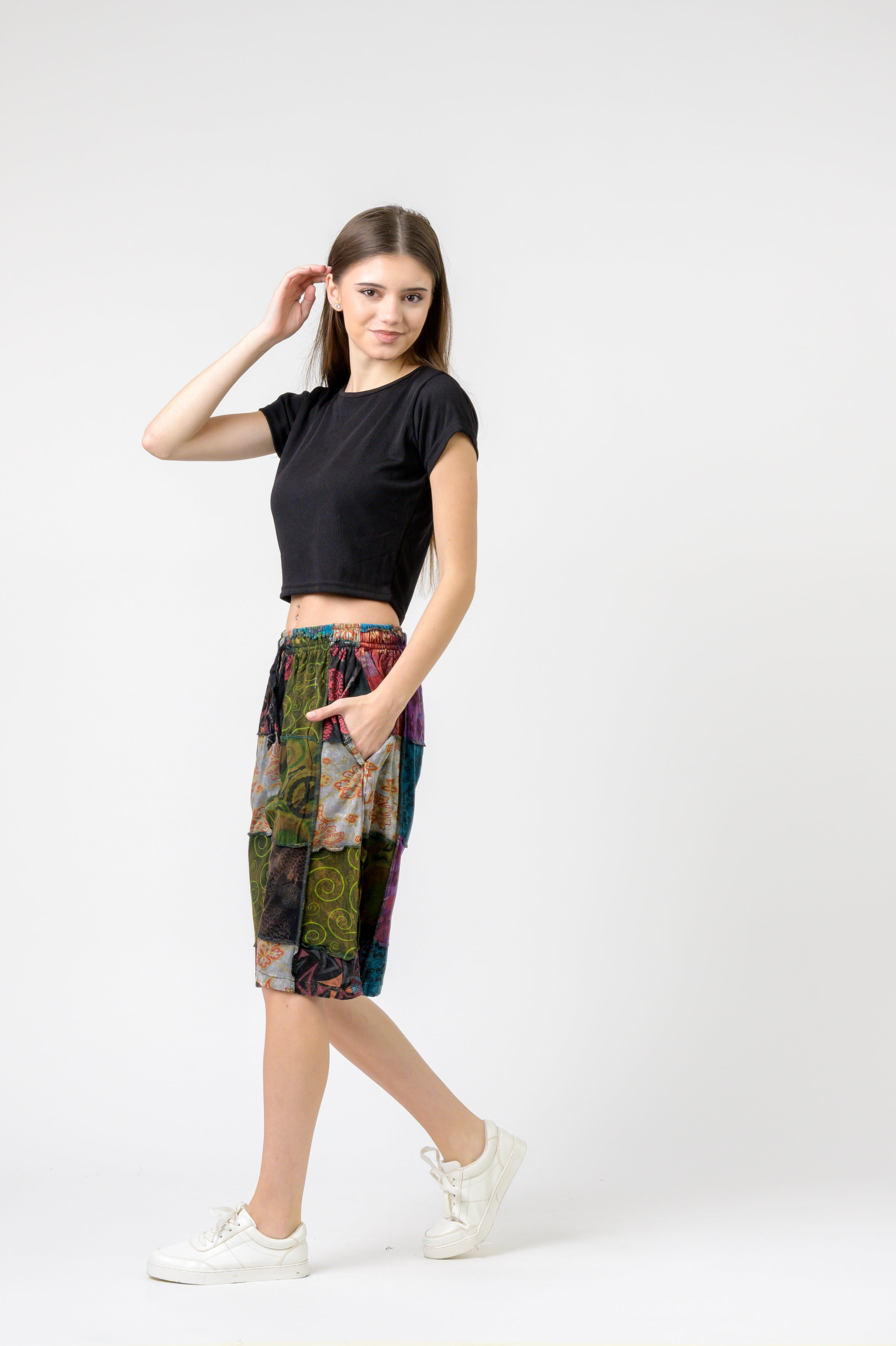 Mix Patch Short Trouser