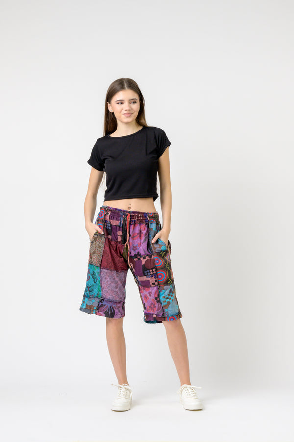 Mix Patch Short Trouser - Assorted - Style2