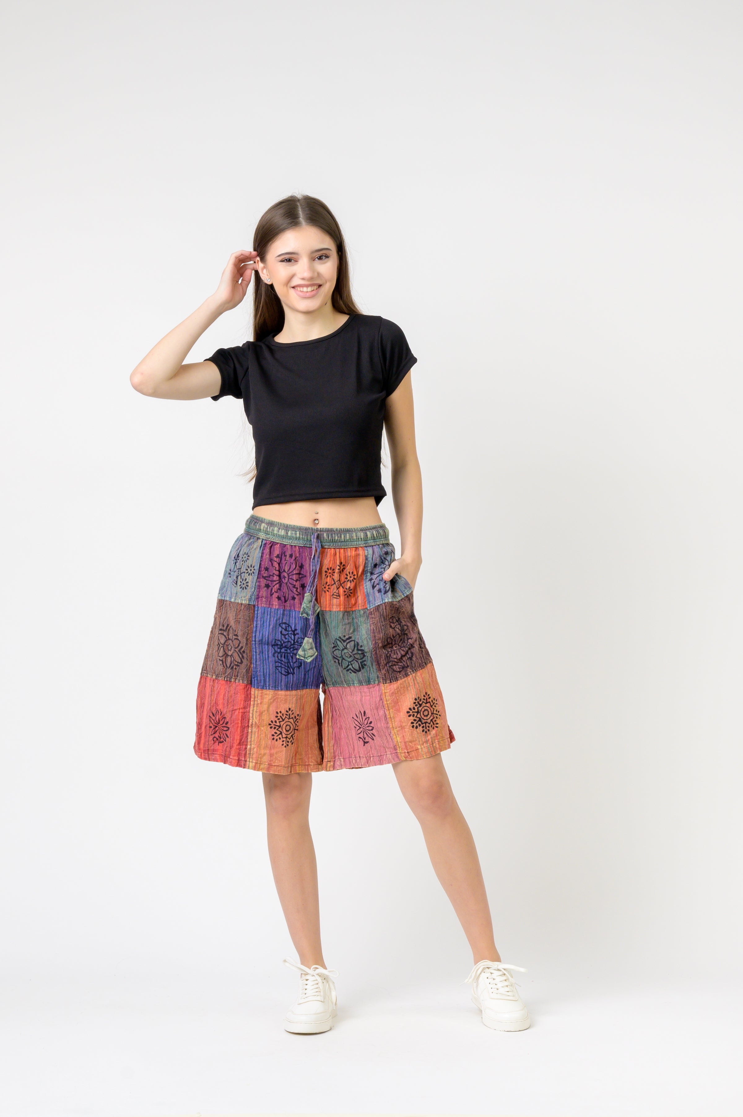 Mix Patch Short Trouser