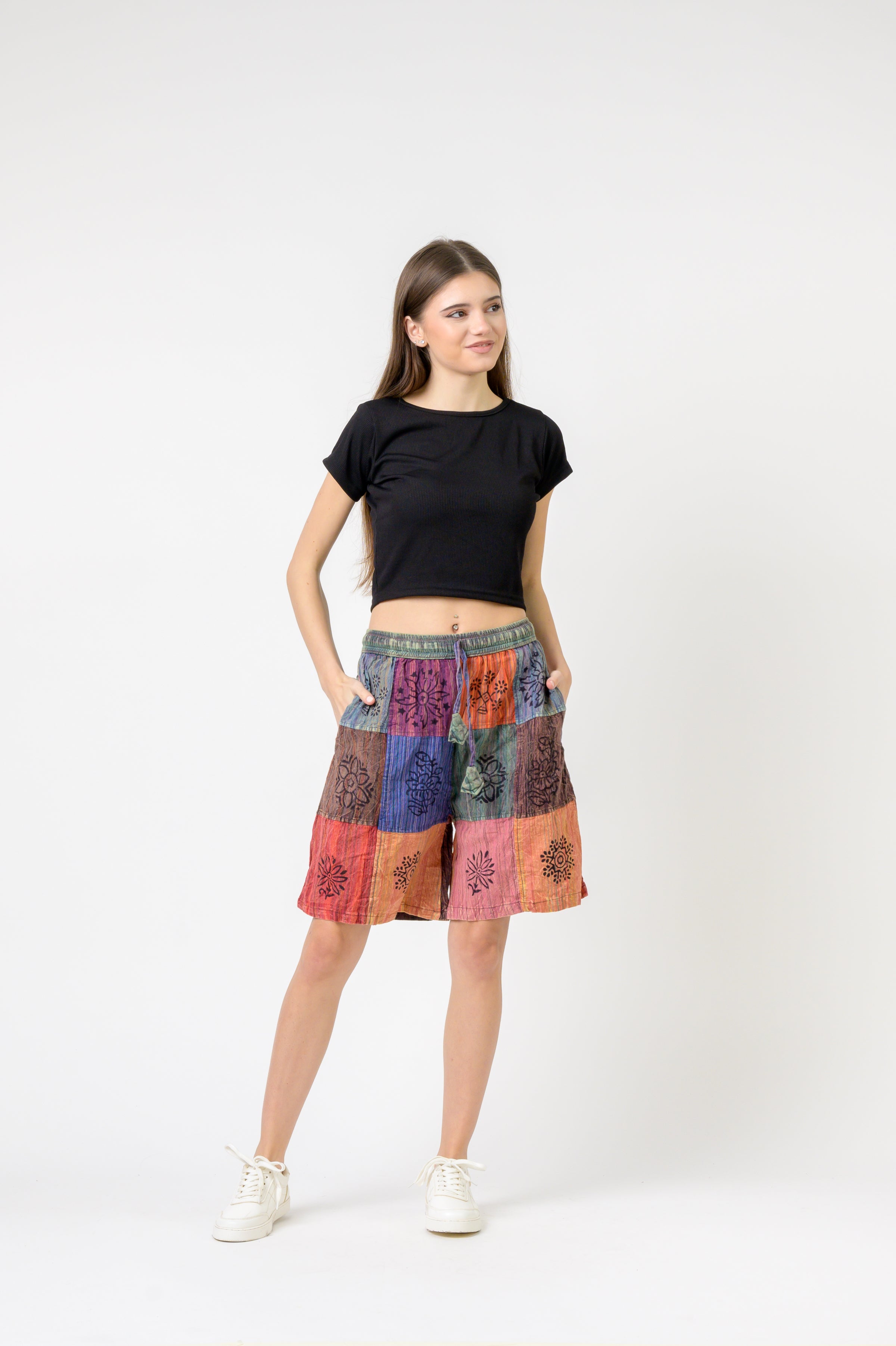 Mix Patch Short Trouser