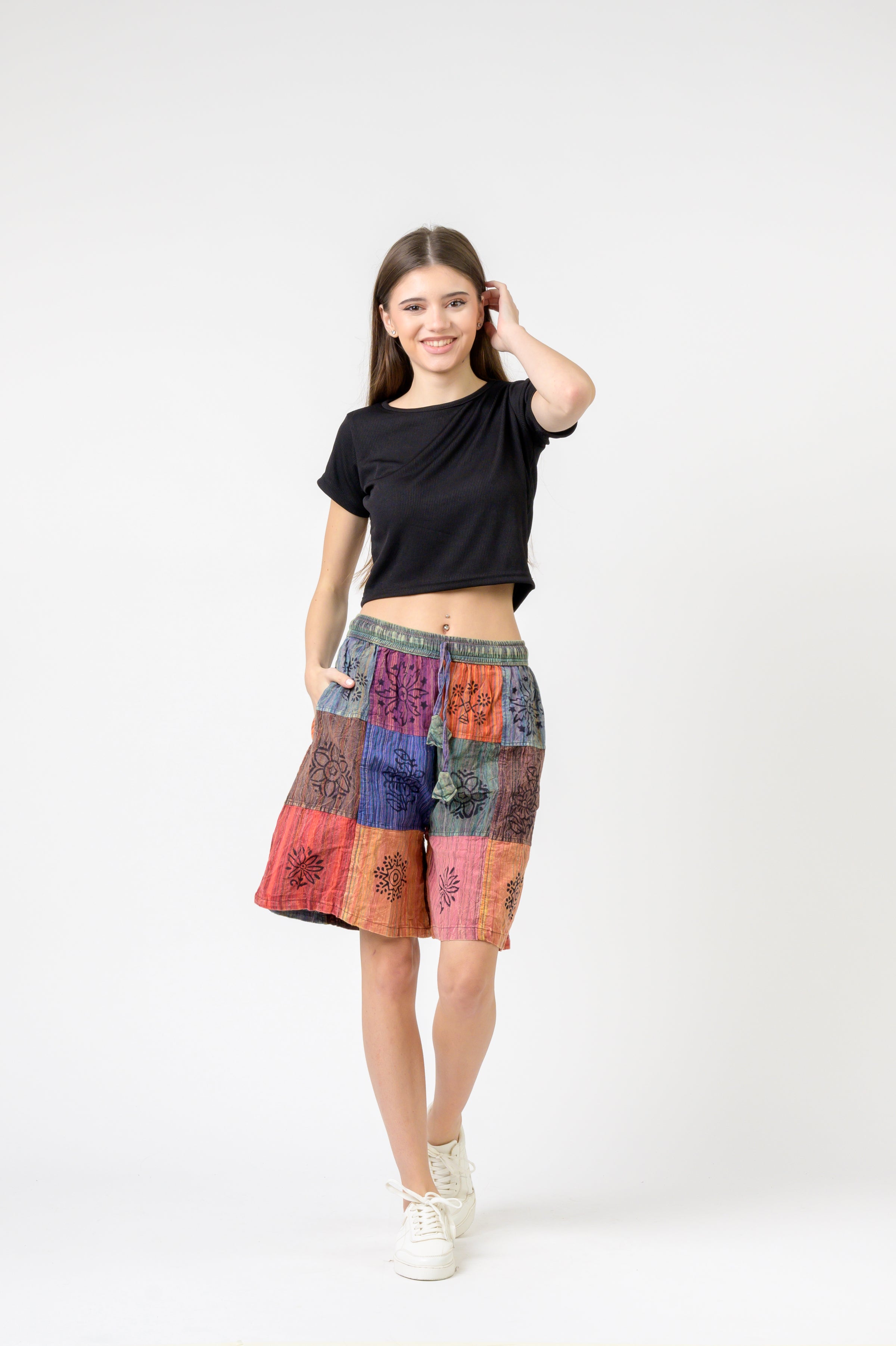Mix Patch Short Trouser