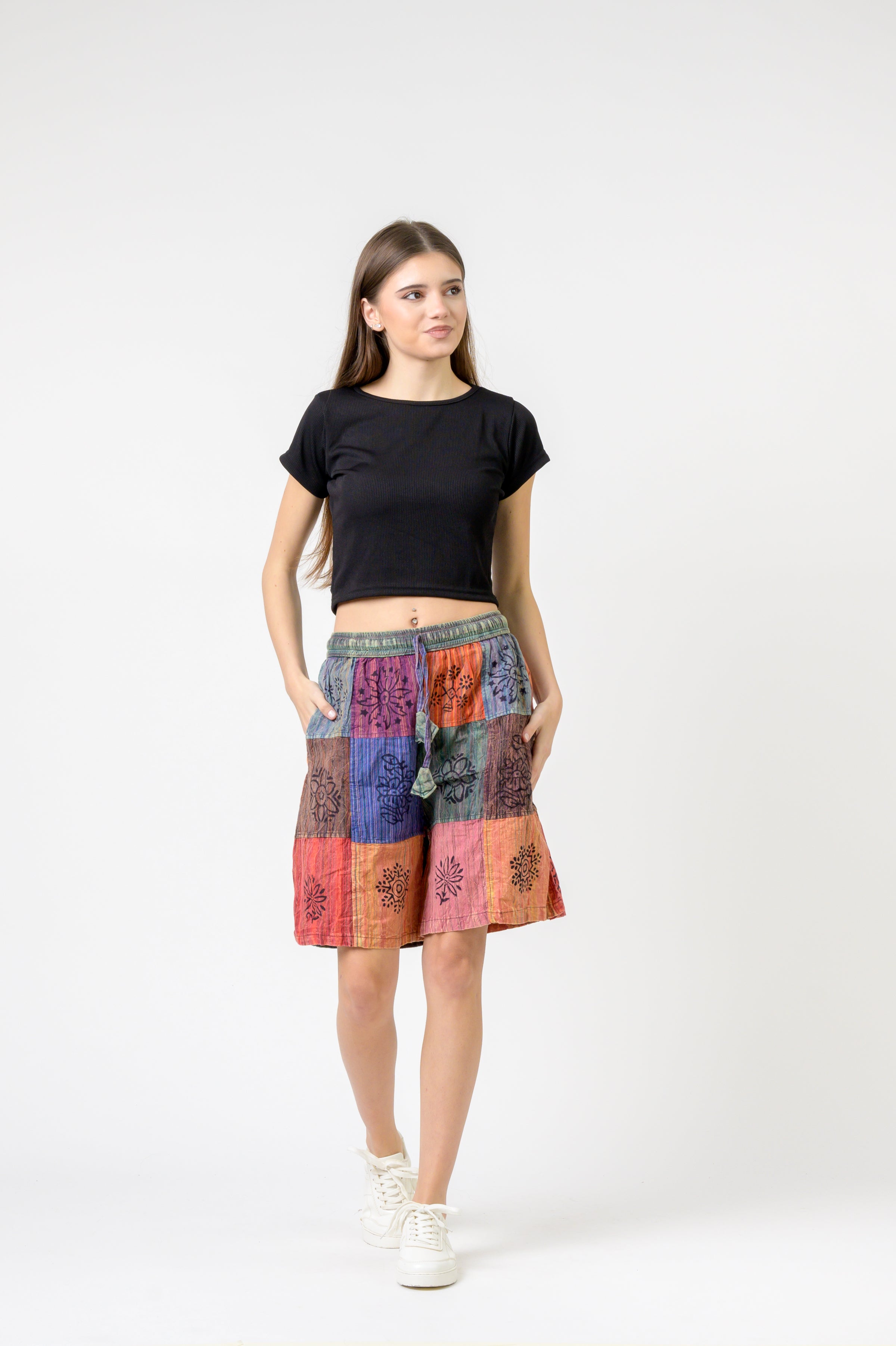 Mix Patch Short Trouser