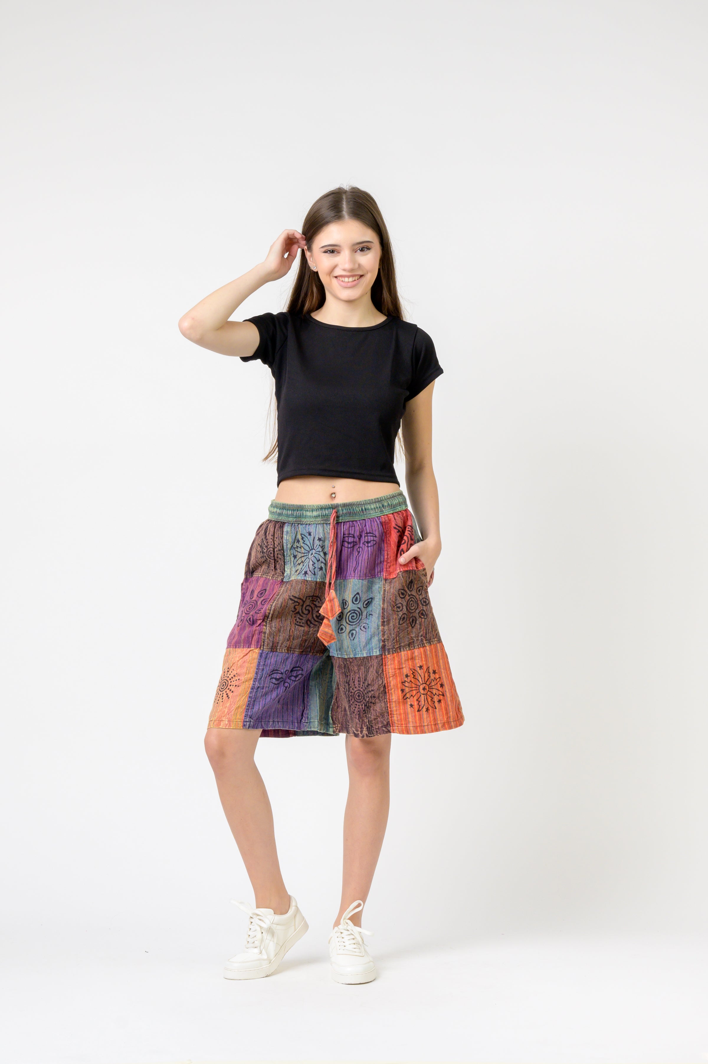 Mix Patch Short Trouser