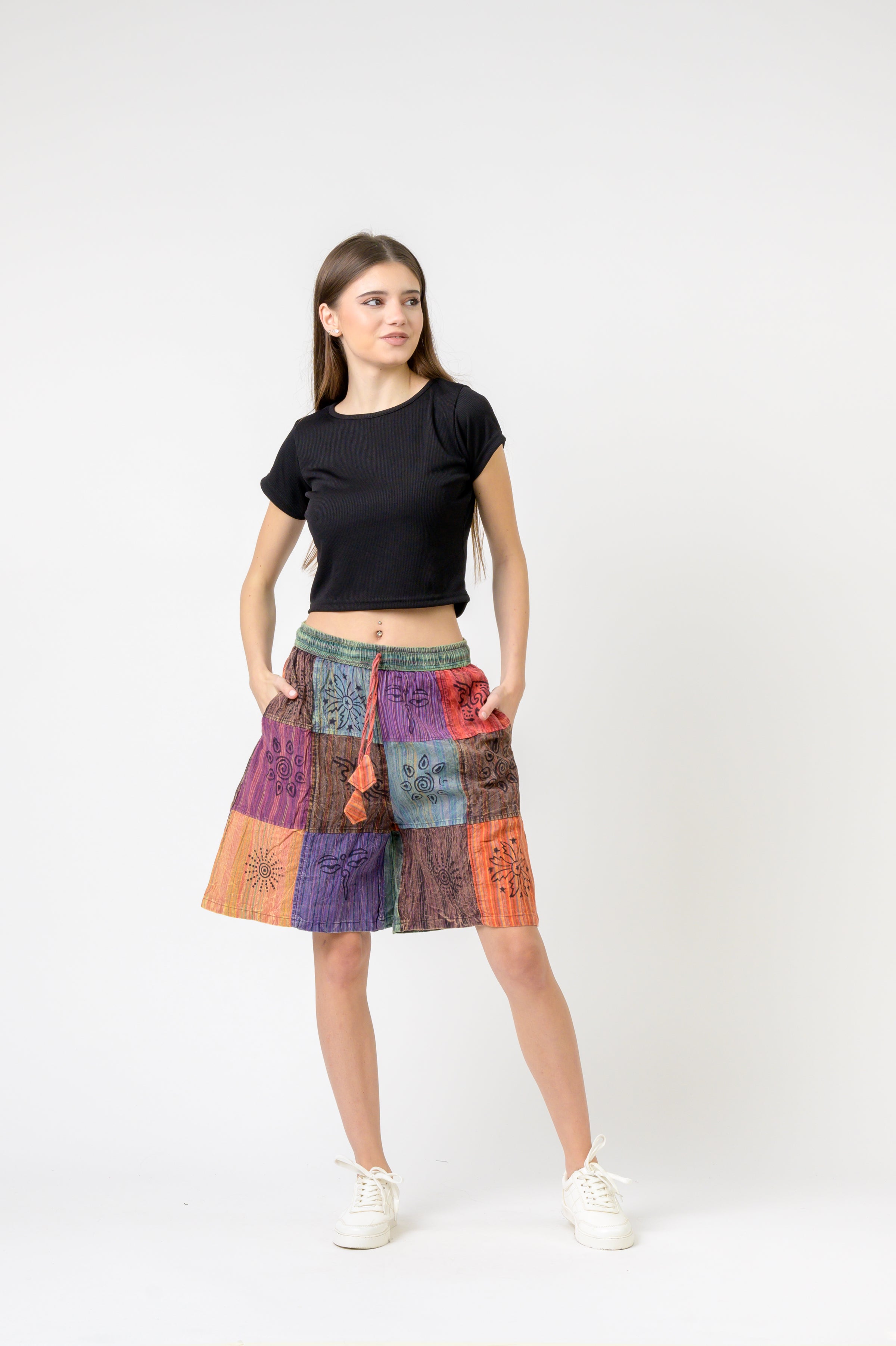 Rhea Mix Patch Short Trouser