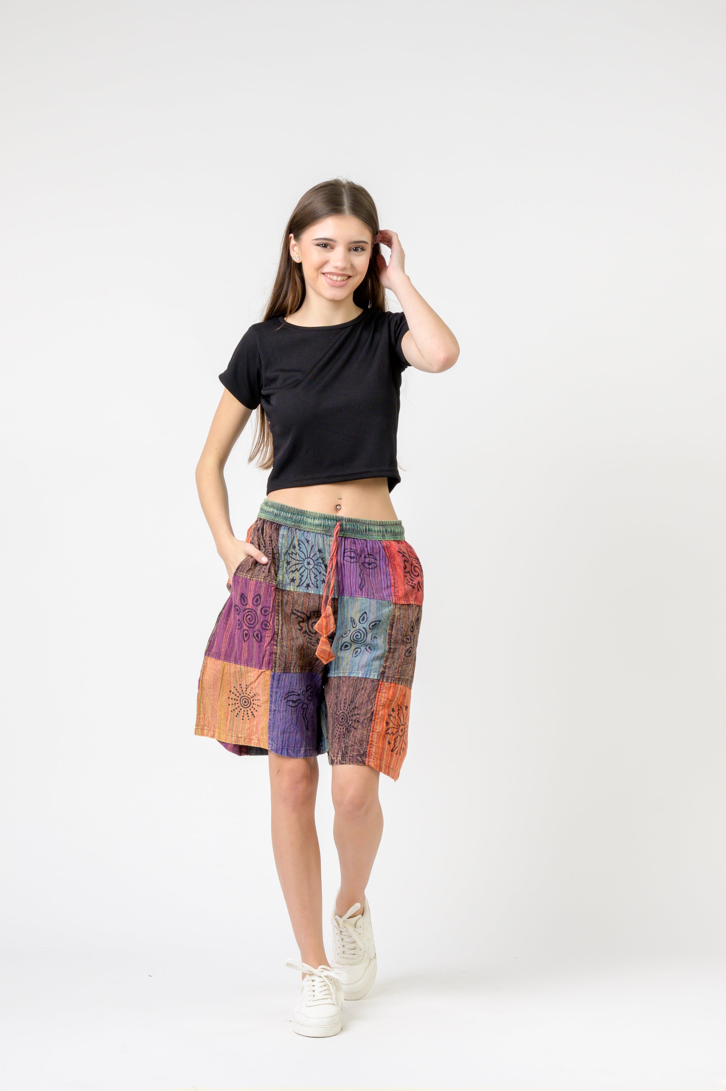 Mix Patch Short Trouser