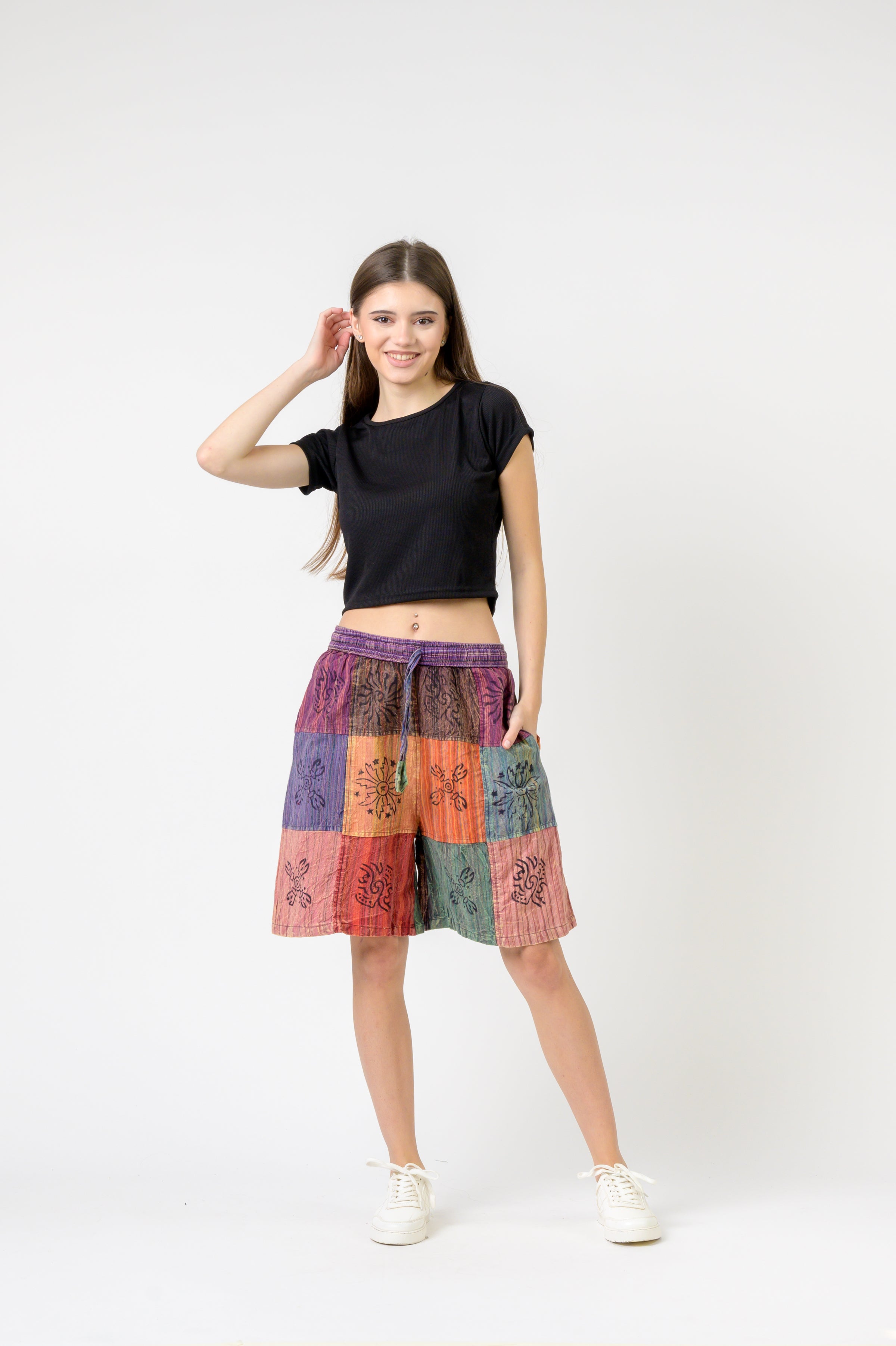 Mix Patch Short Trouser