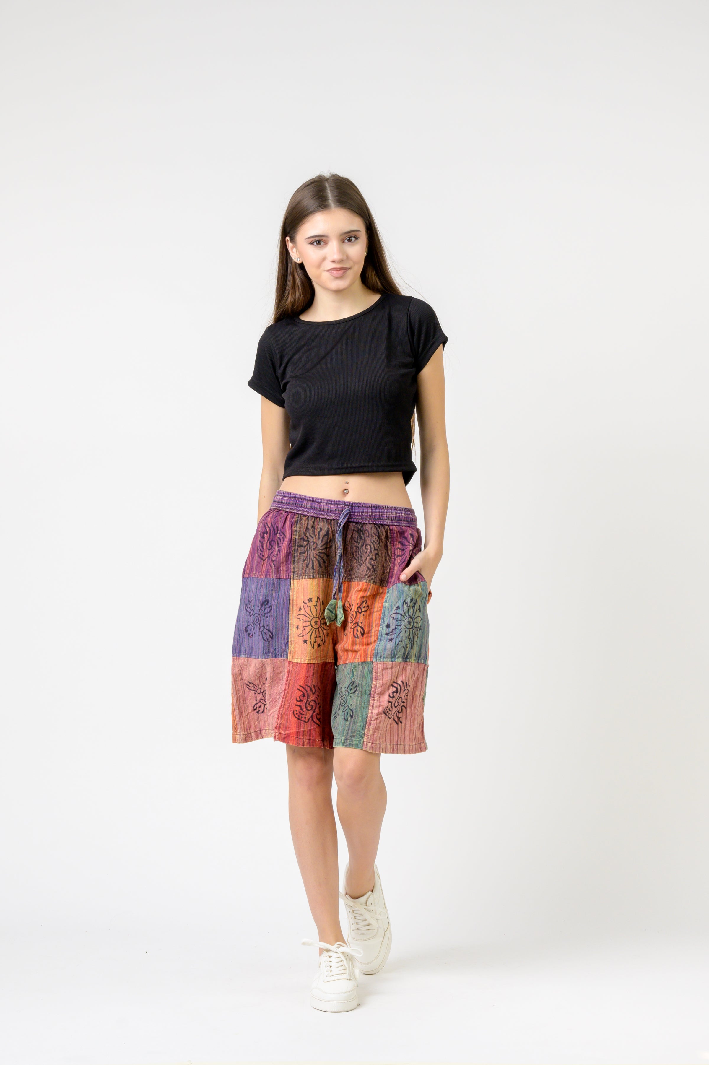 Mix Patch Short Trouser