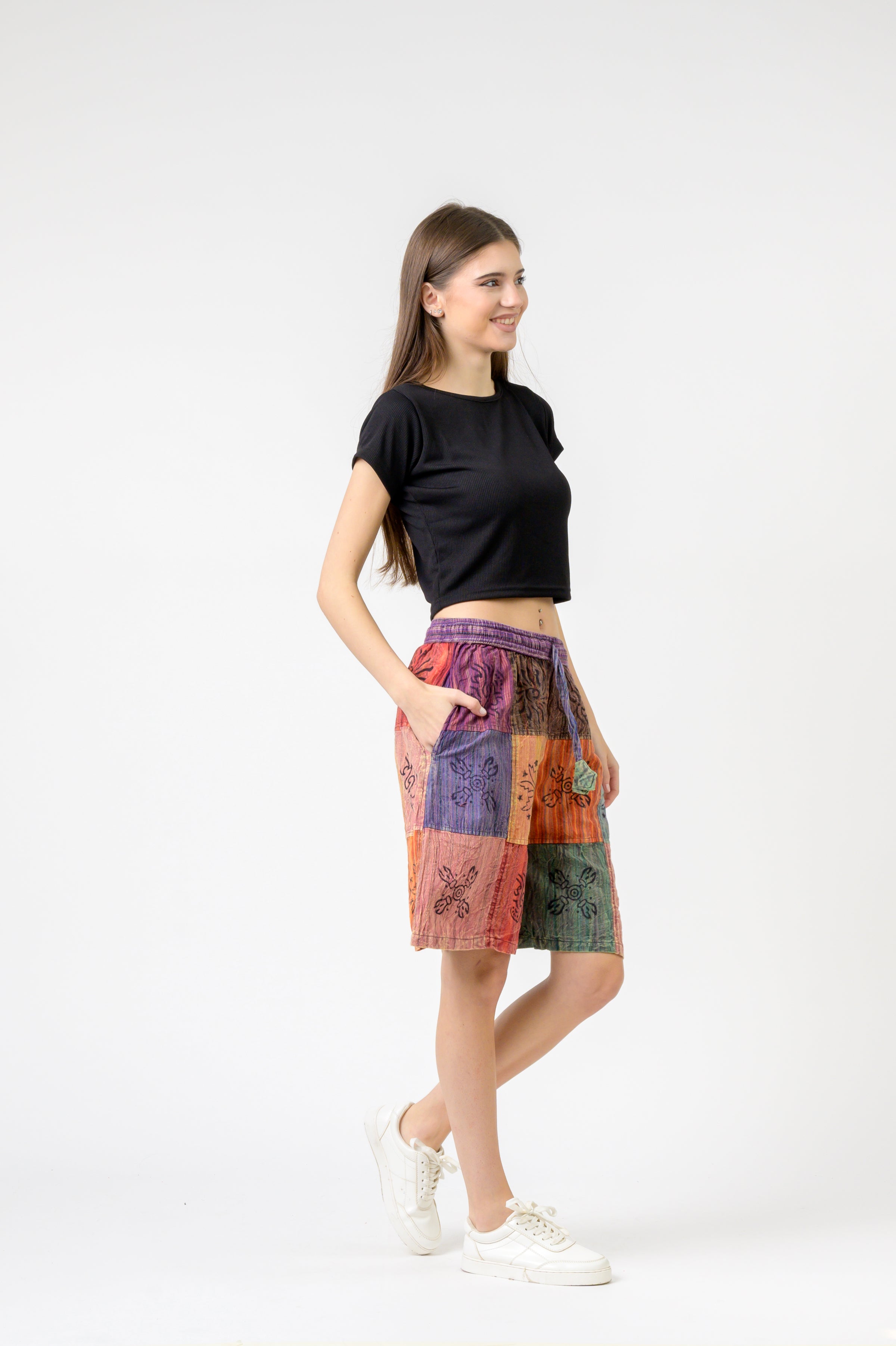 Rhea Mix Patch Short Trouser