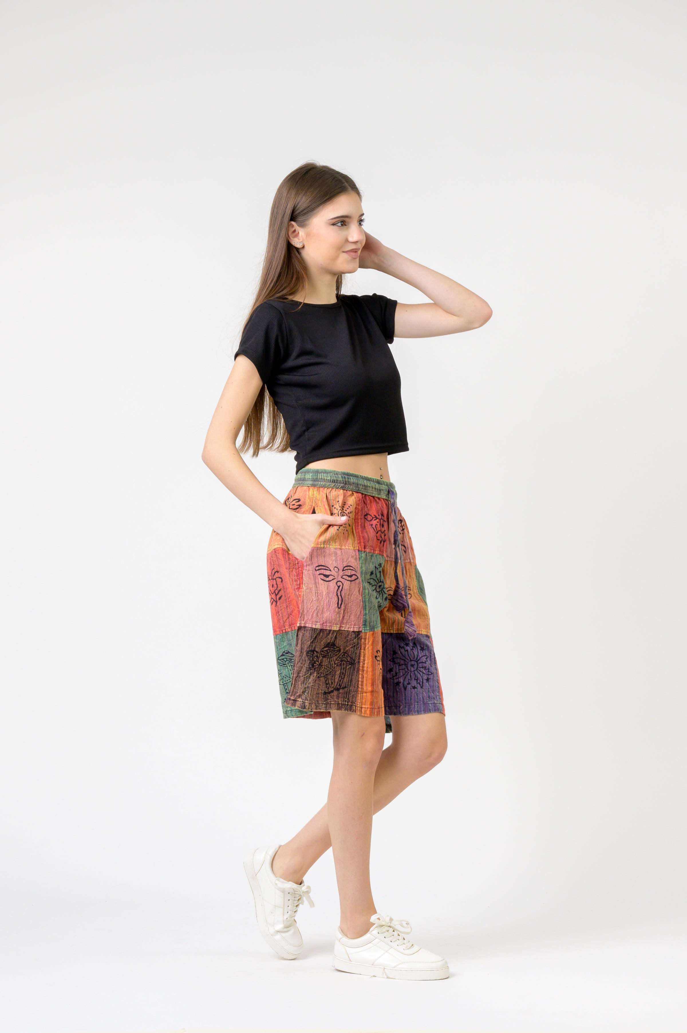 Mix Patch Short Trouser