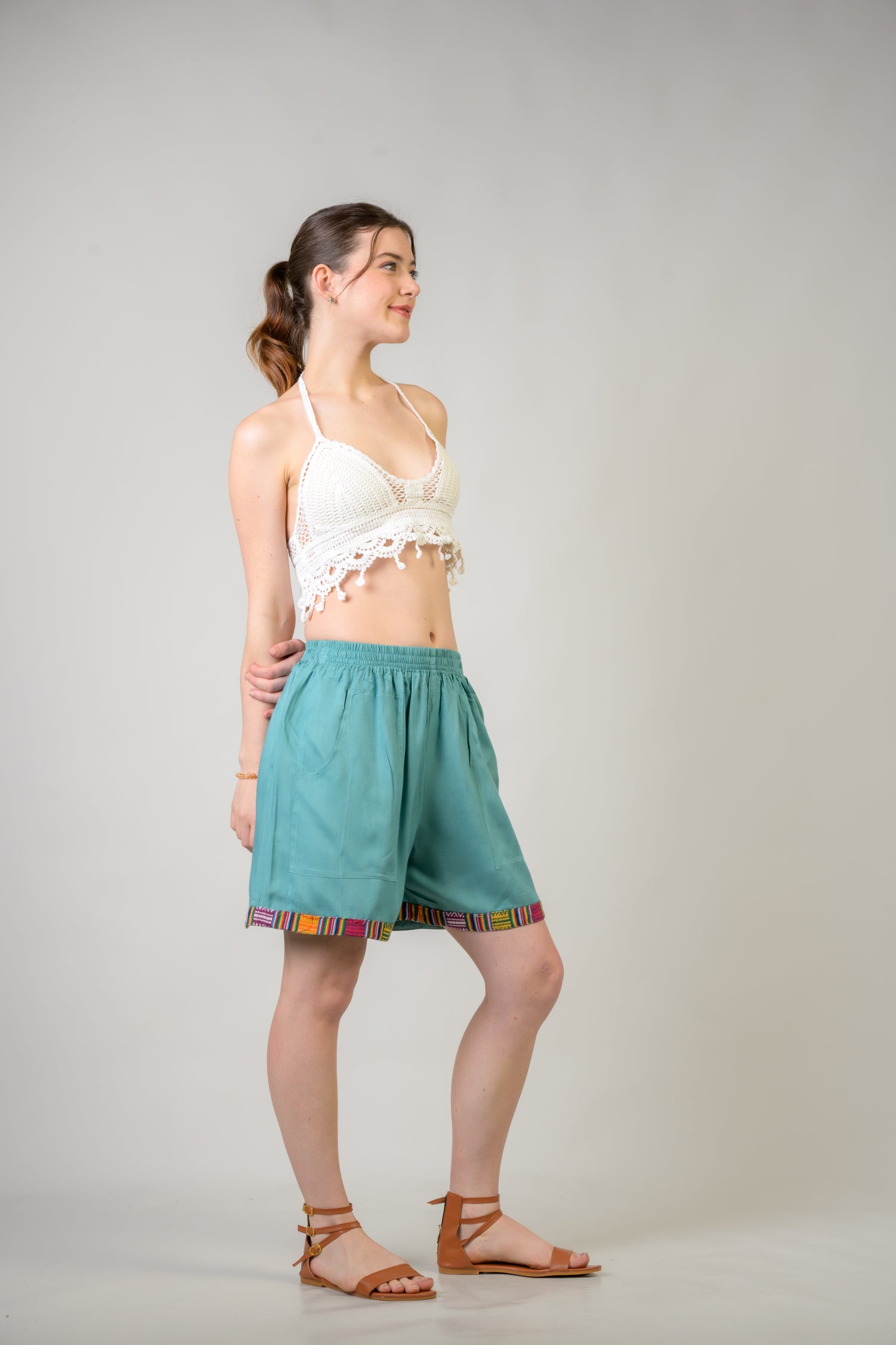 Rhea Fine Print Shorts Multicolor / One Size