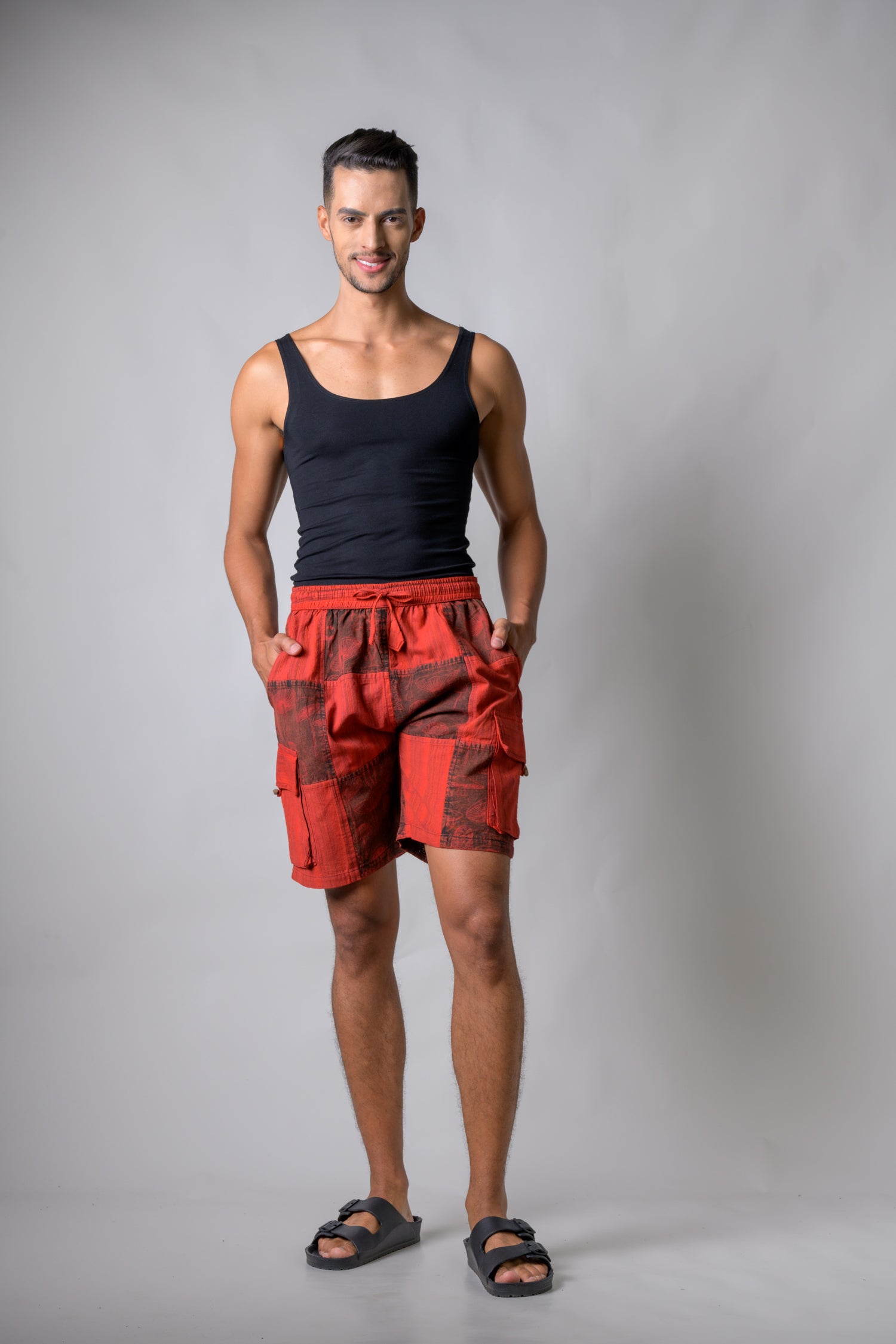 Mushroom Shorts - Maroon