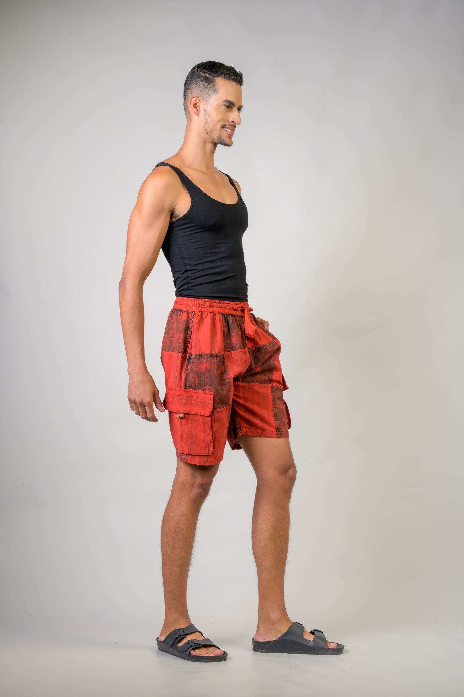 Mushroom Shorts - Maroon