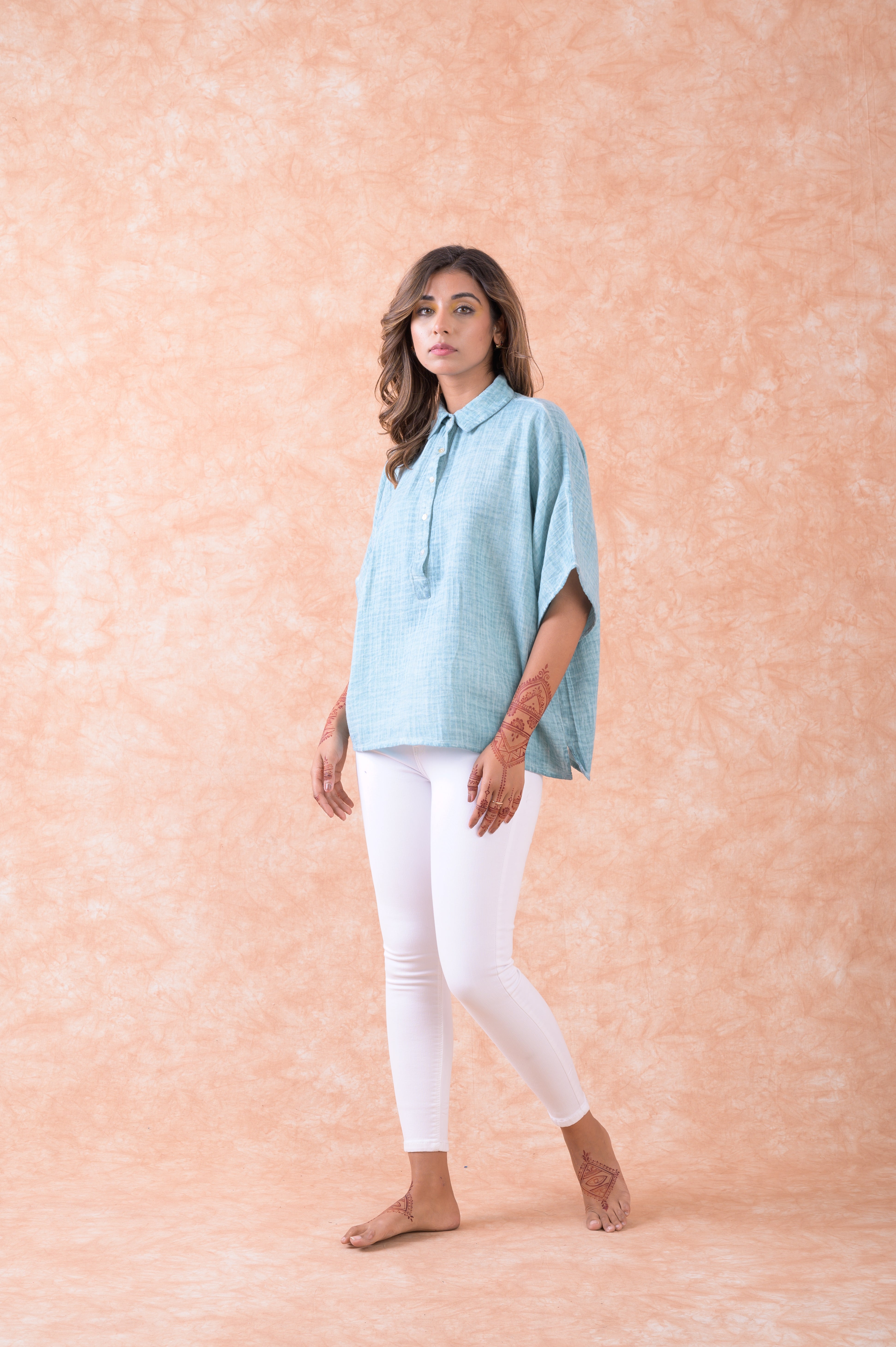 Rhea Faux Vintage Polo