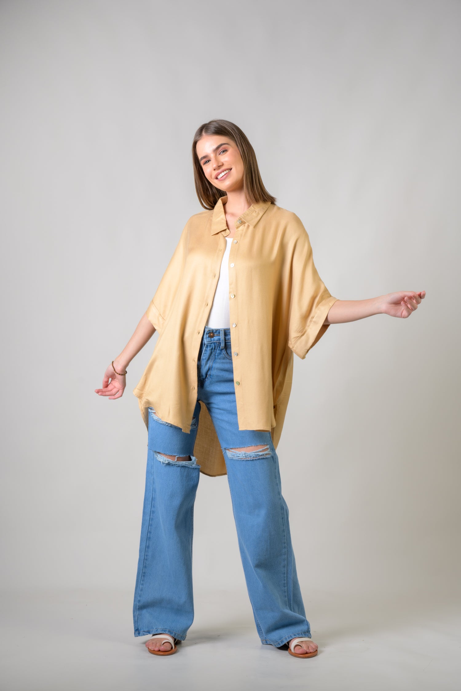 Mila Shirt - Beige