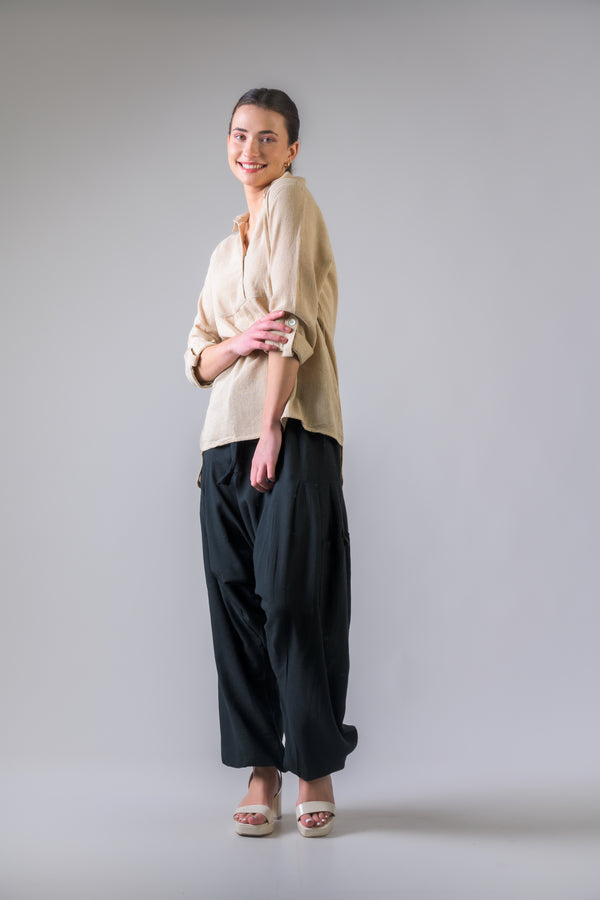 Tweed Top - Beige
