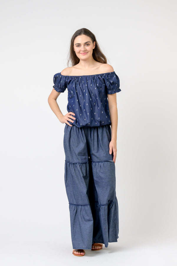 Rosey Top - Blue Arrow