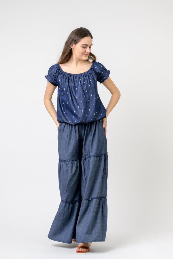 Rosey Top - Blue Arrow