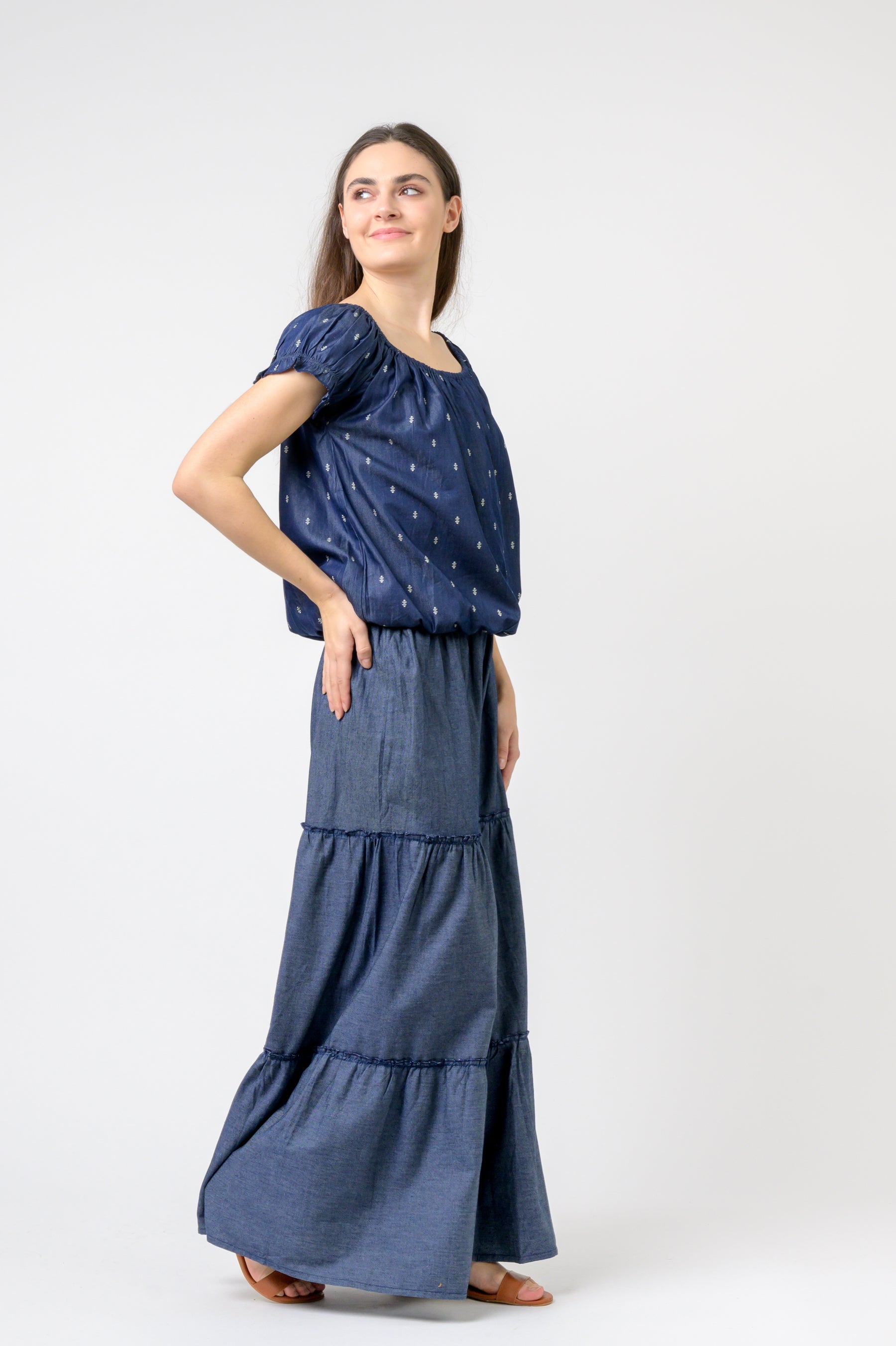 Rosey Top - Blue Arrow