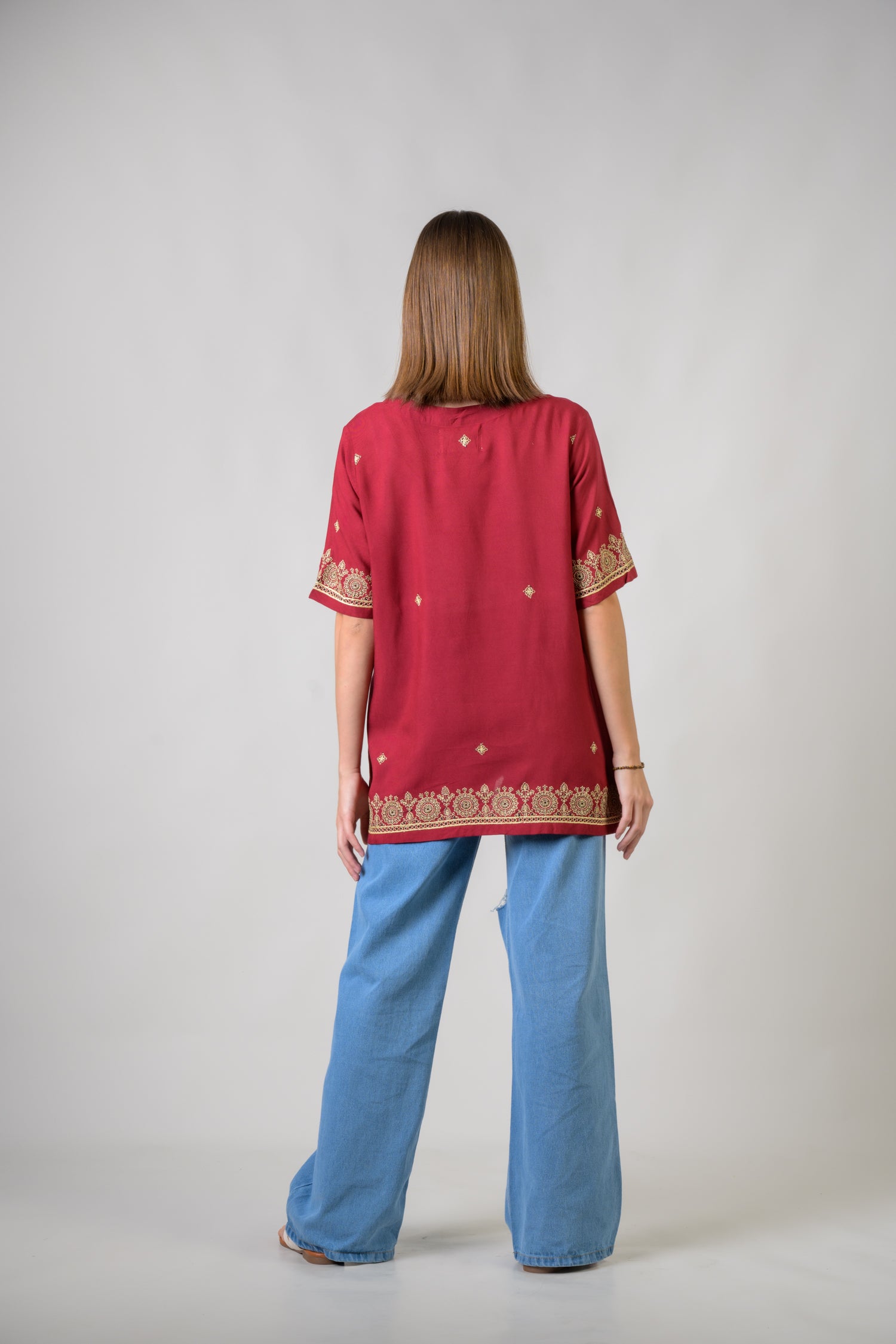 Sunny Top - Maroon