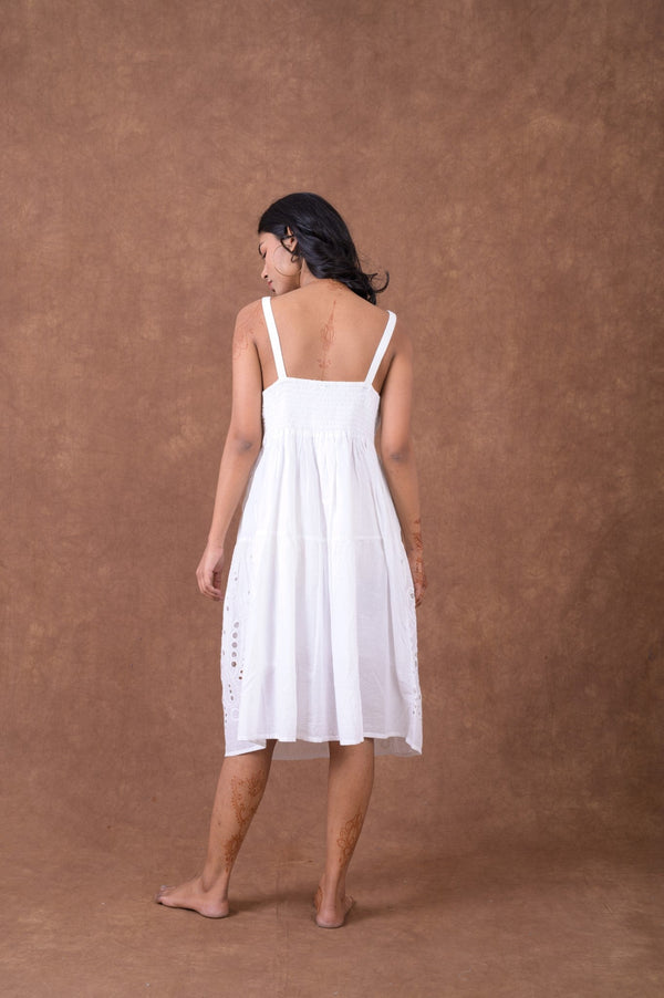 Rhea Schiffly White Dress