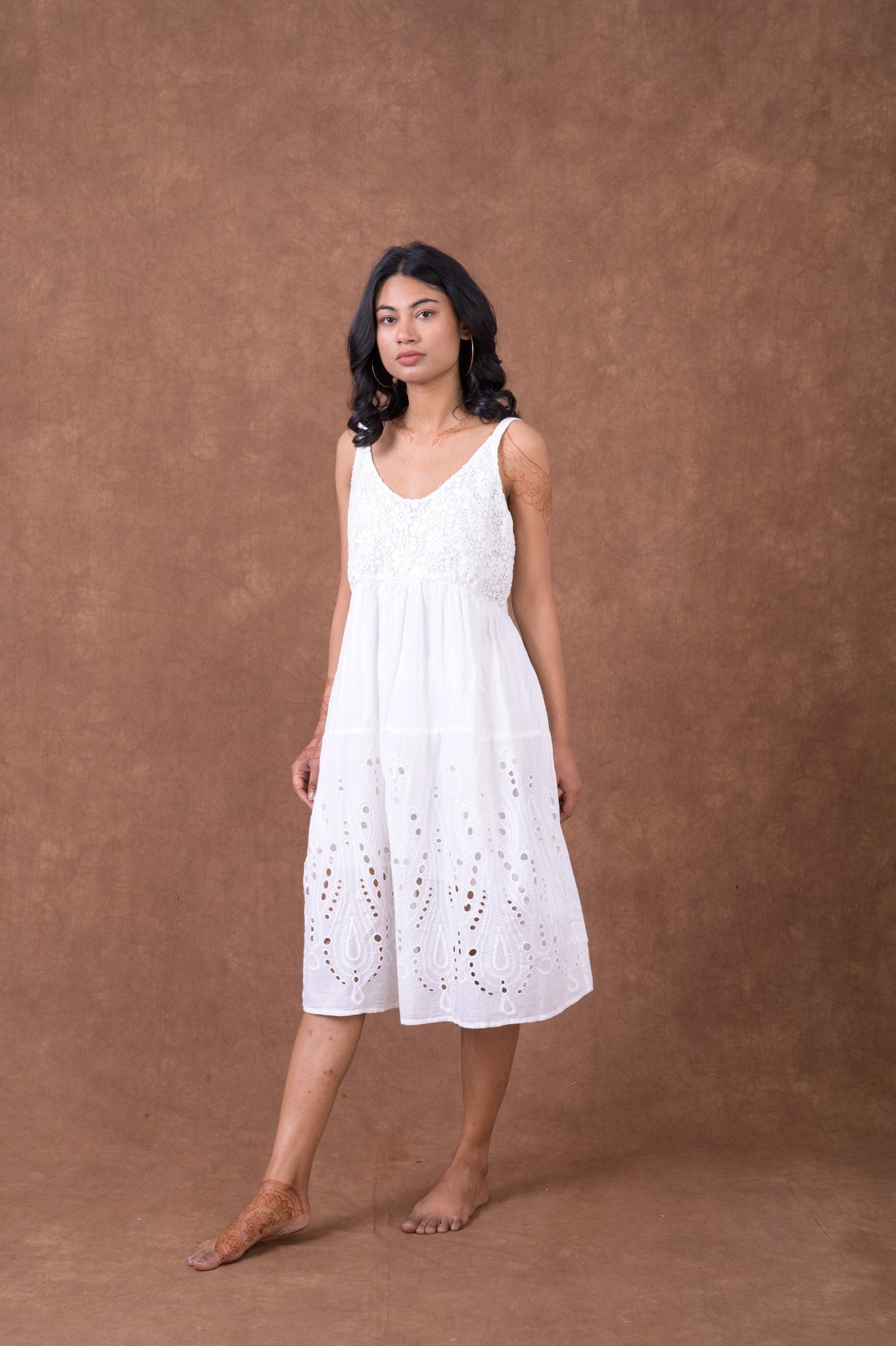 Rhea Schiffly White Dress